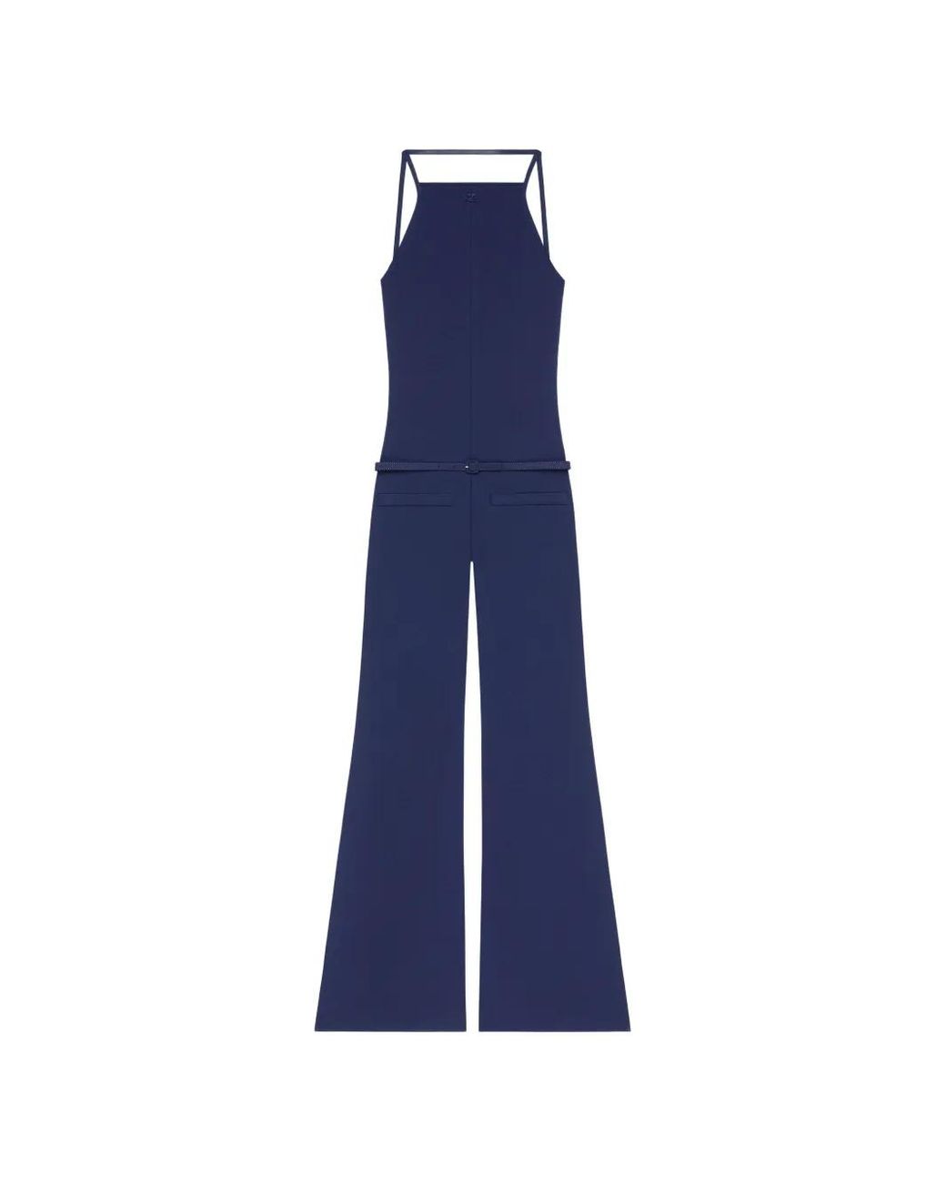 Courreges Blue Backless Jumpsuit
