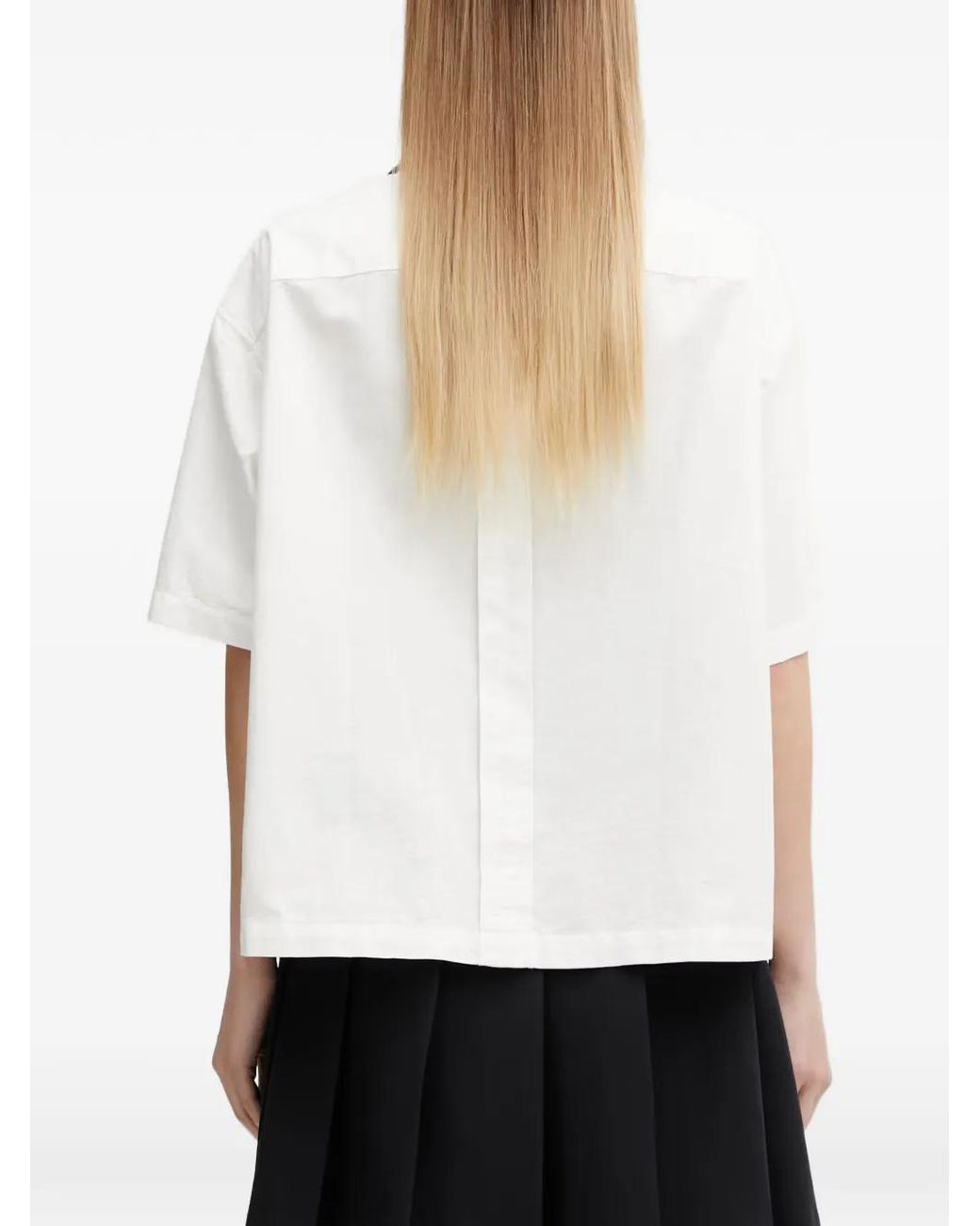 Fred Perry White Short-Sleeve Shirt