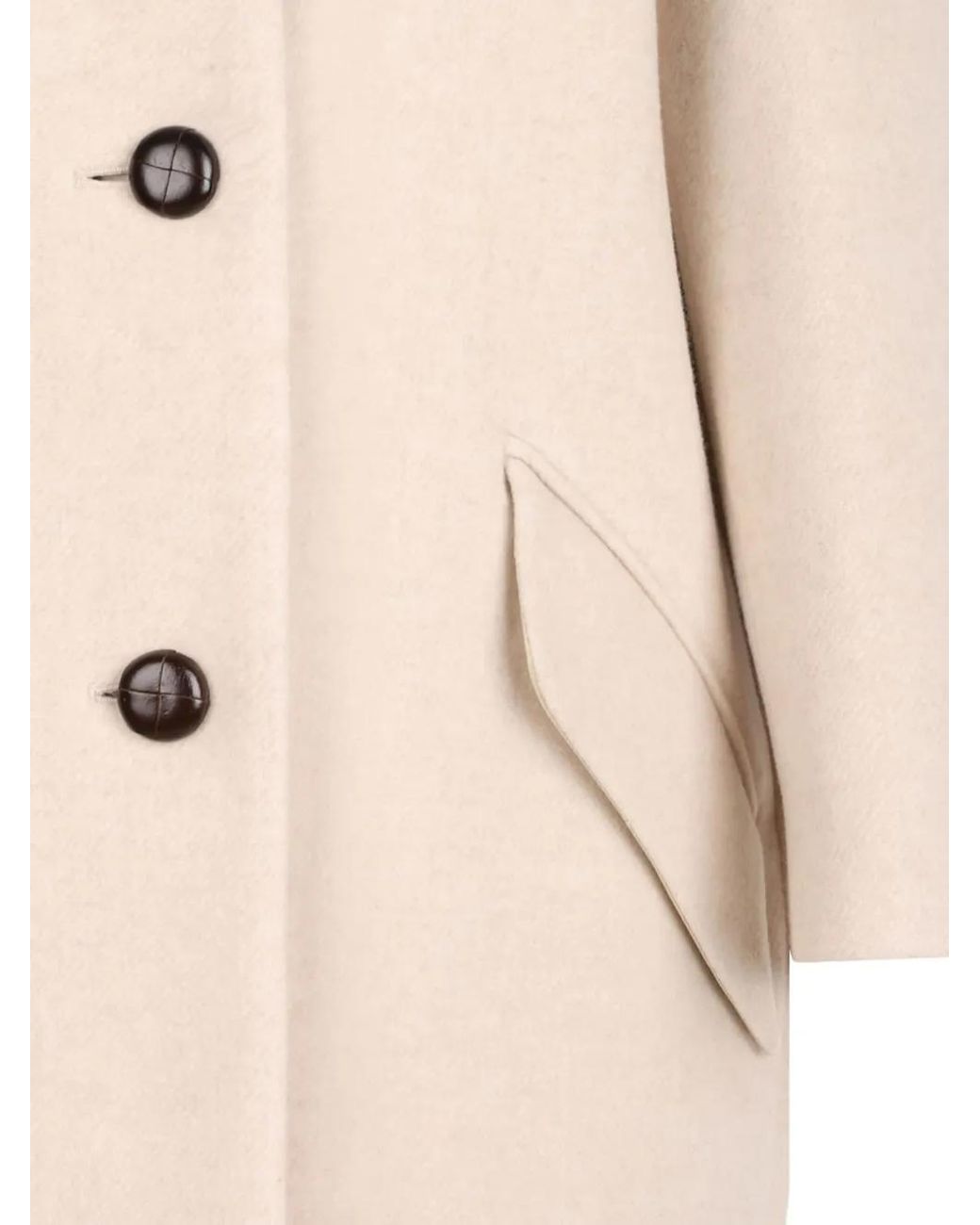 Isabel Marant Natural Wool Coat