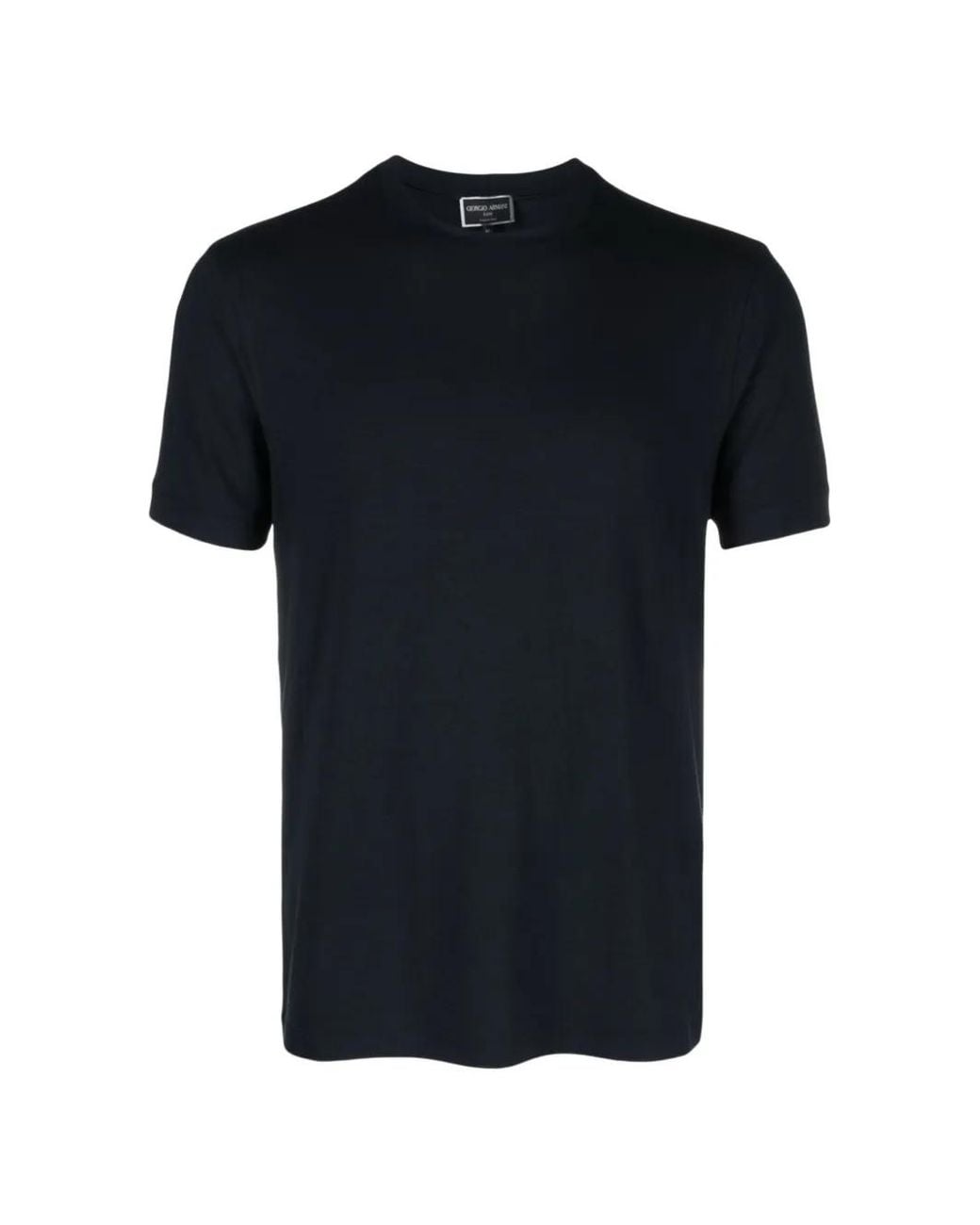 Giorgio Armani Black Icon Crew-Neck T-Shirt for men