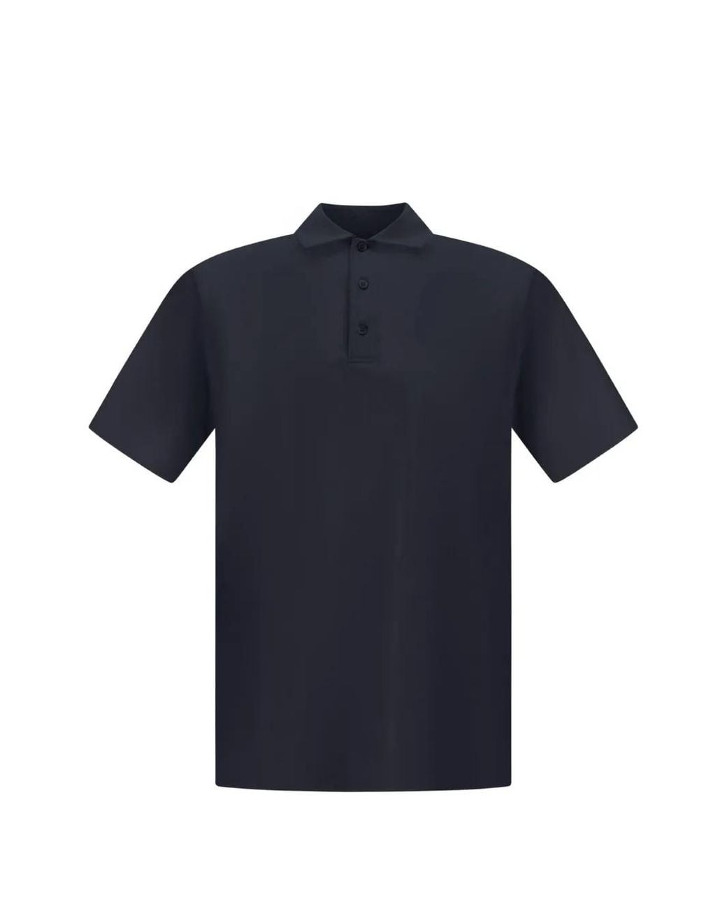 Herno Blue Short-Sleeve Polo Shirt for men