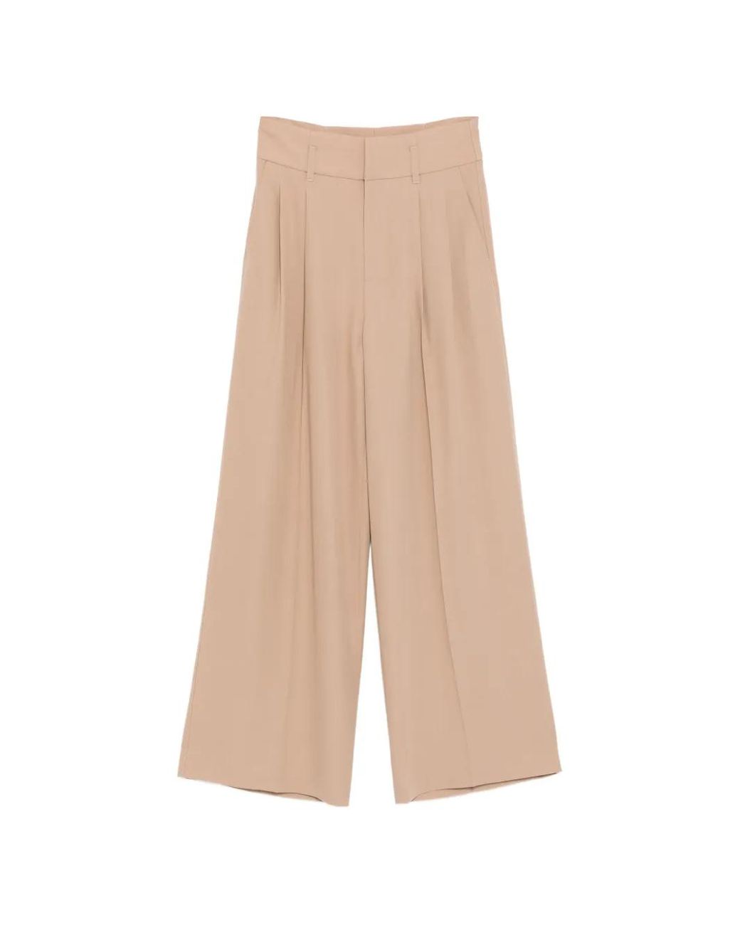 James Perse Natural Pleated Trousers