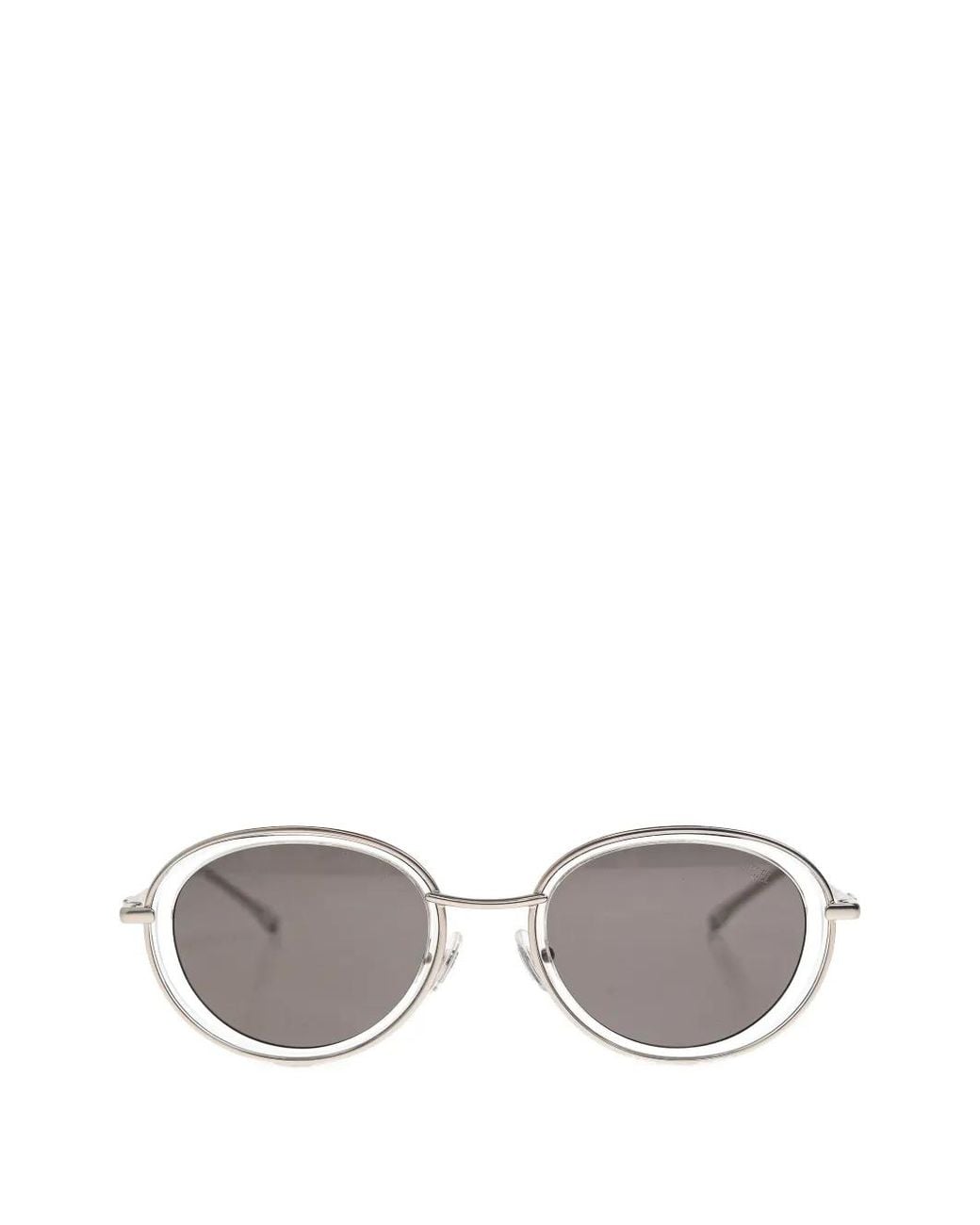 DIESEL Gray Oval-Frame Sunglasses