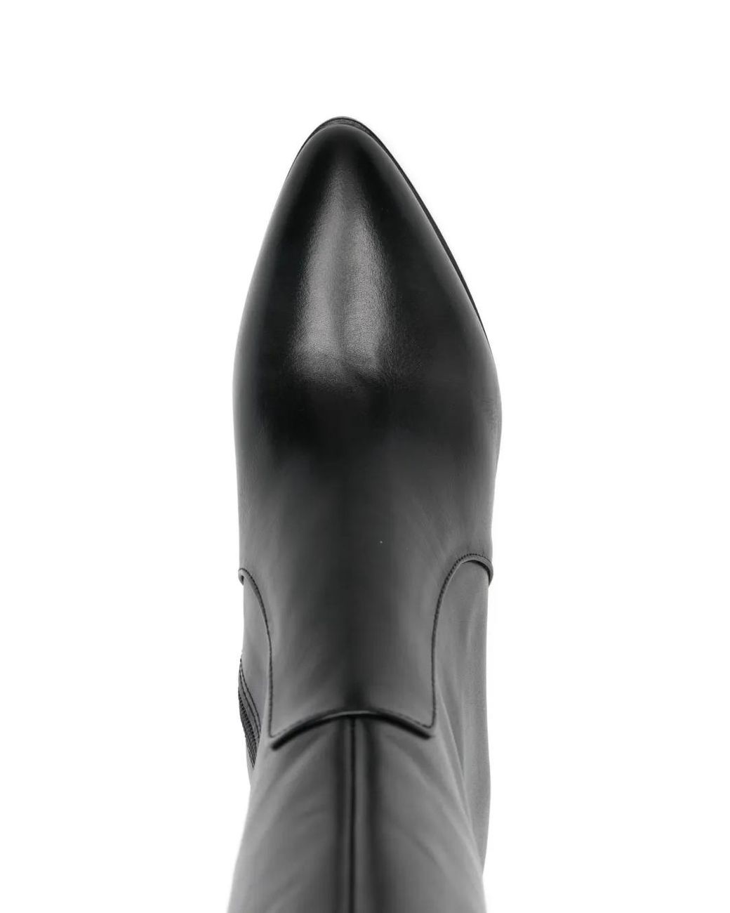 Albano Black Zip-Fastening Boots