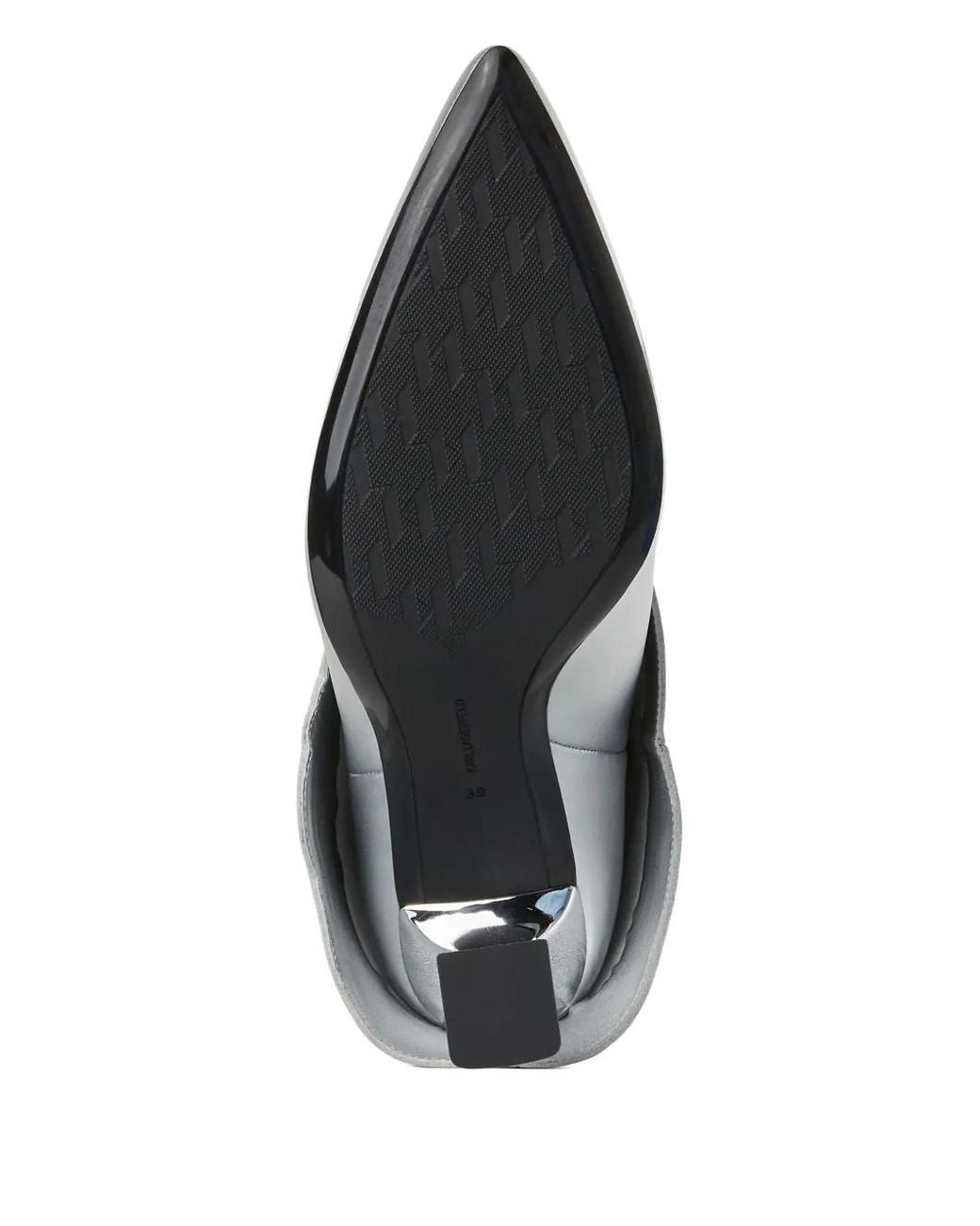 Karl Lagerfeld Gray Exclusive Debut Ii Fold-Down Ankle Boots