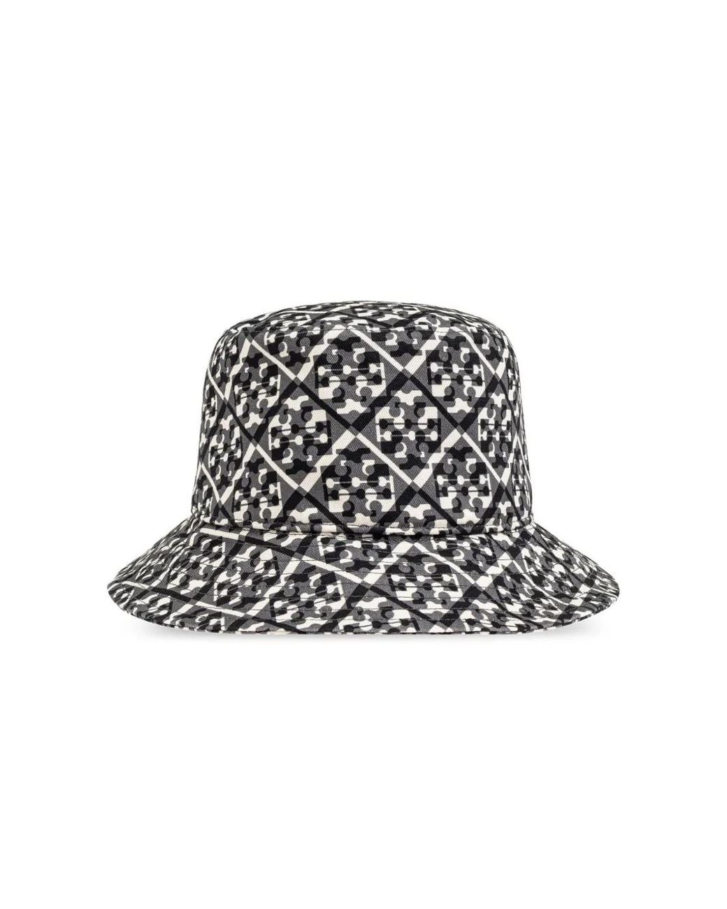 Tory Burch Black Jacquard Bucket Hat