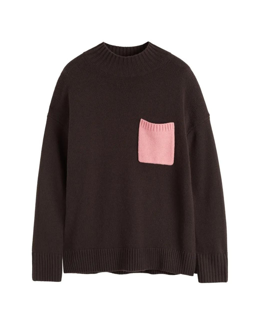 Chinti & Parker Black Pull À Poche Contrastante
