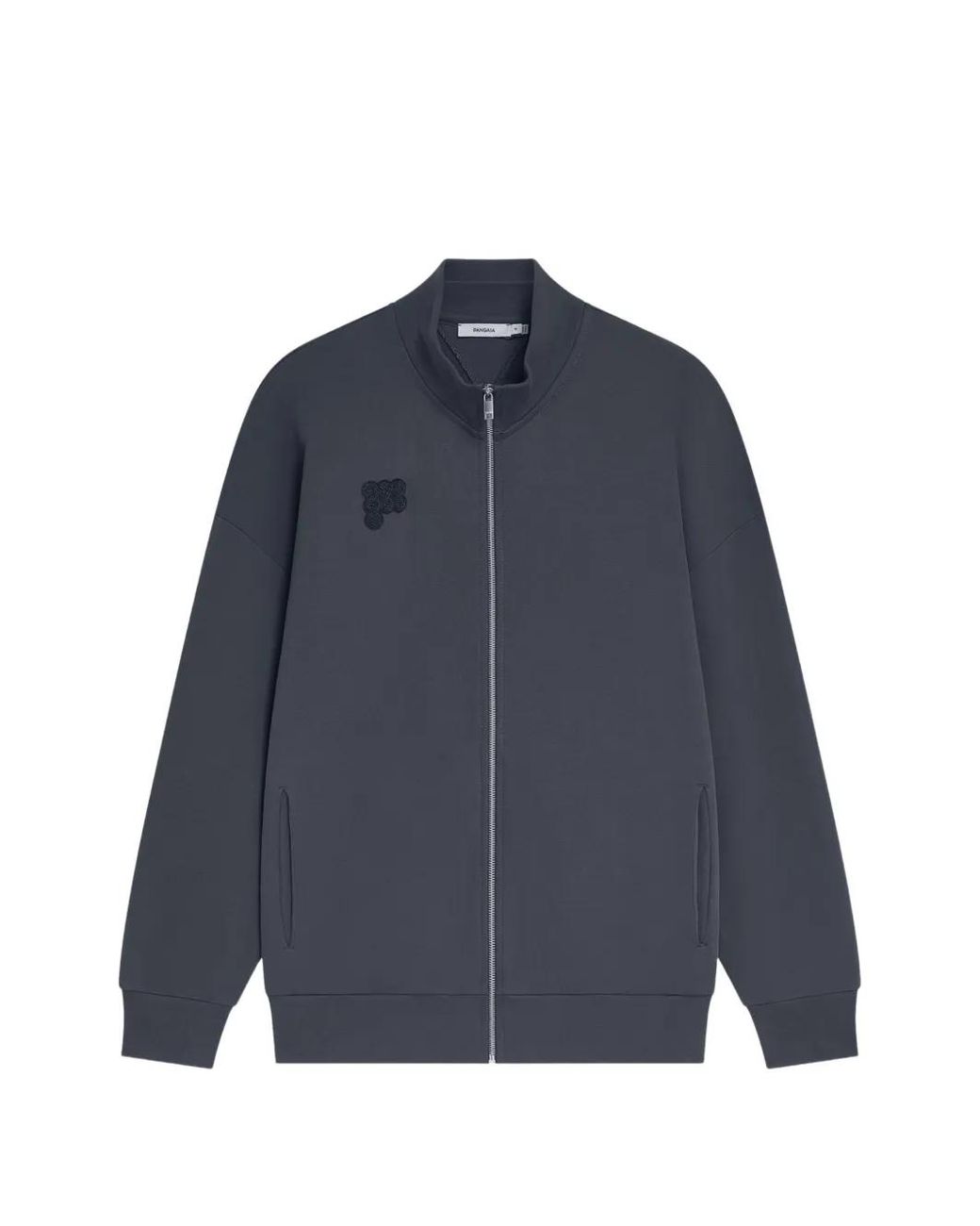 PANGAIA Blue Zip-Up Sweatshirt for men
