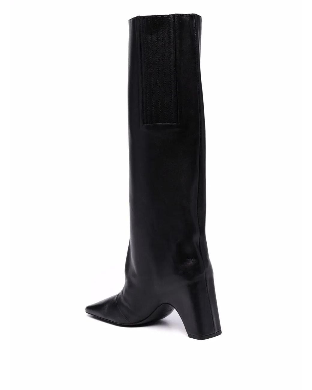 Coperni Black Bridge Square Toe Boots