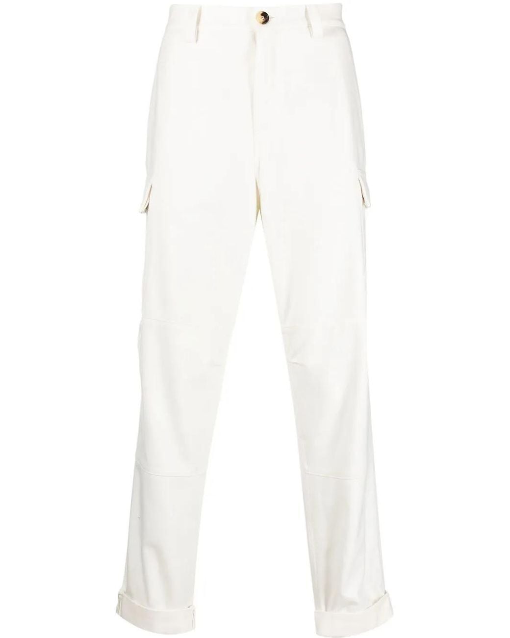 Brunello Cucinelli Cargo Broek in het White voor heren