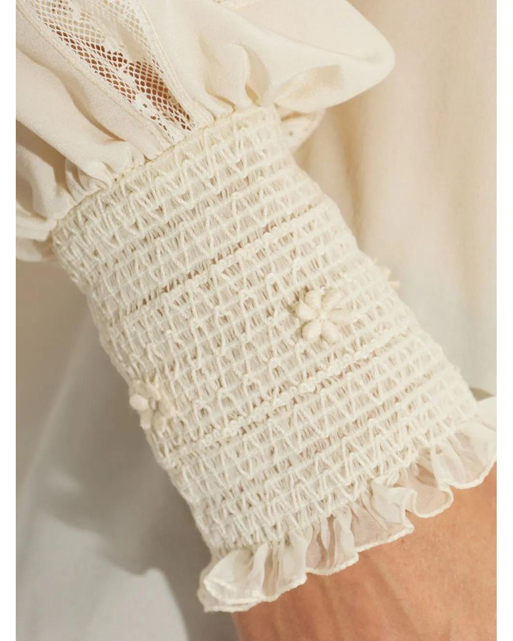Valentino Garavani White Silk Shirt