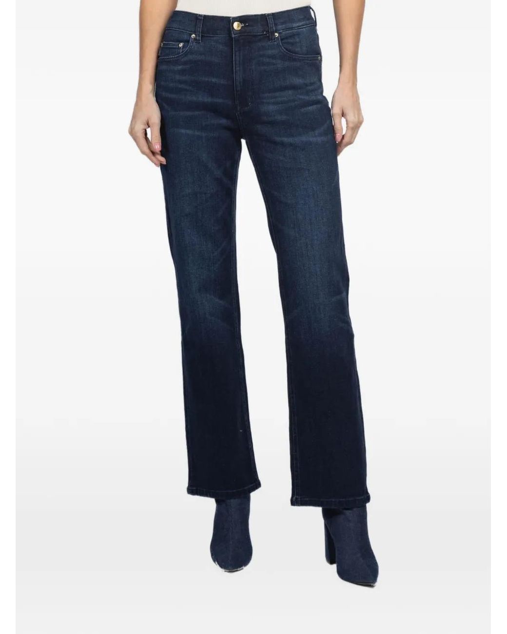 DL1961 Blue Five-Pocket Denim Jeans