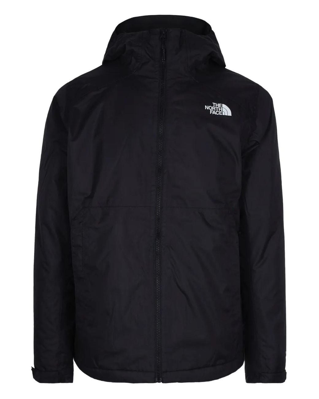 The North Face Black Millerton Insulated Hooded Jacket for men