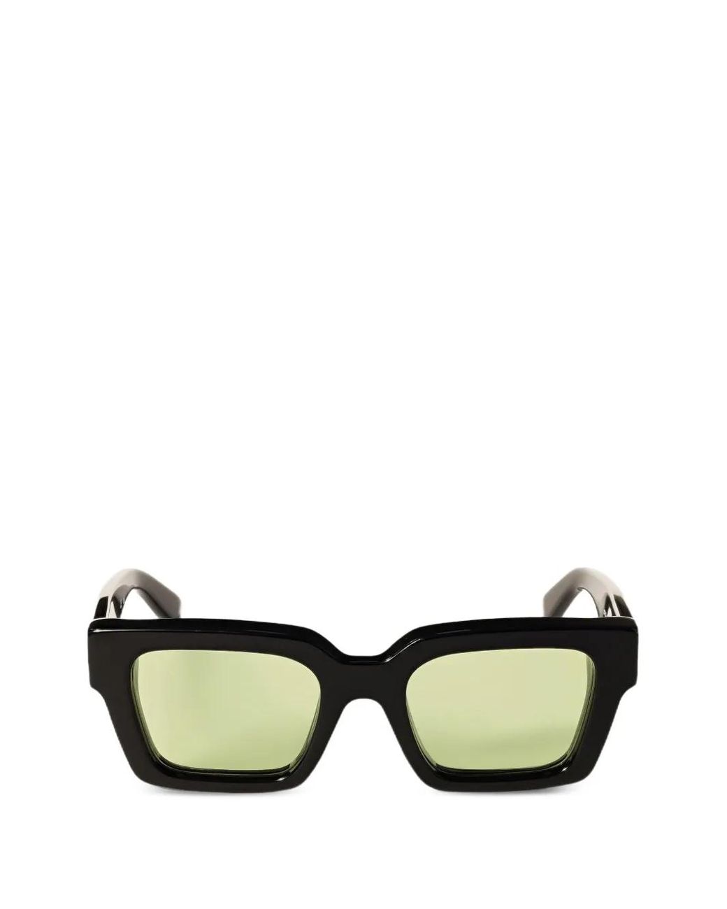 Off-White c/o Virgil Abloh Green Virgil M Square-Frame Sunglasses
