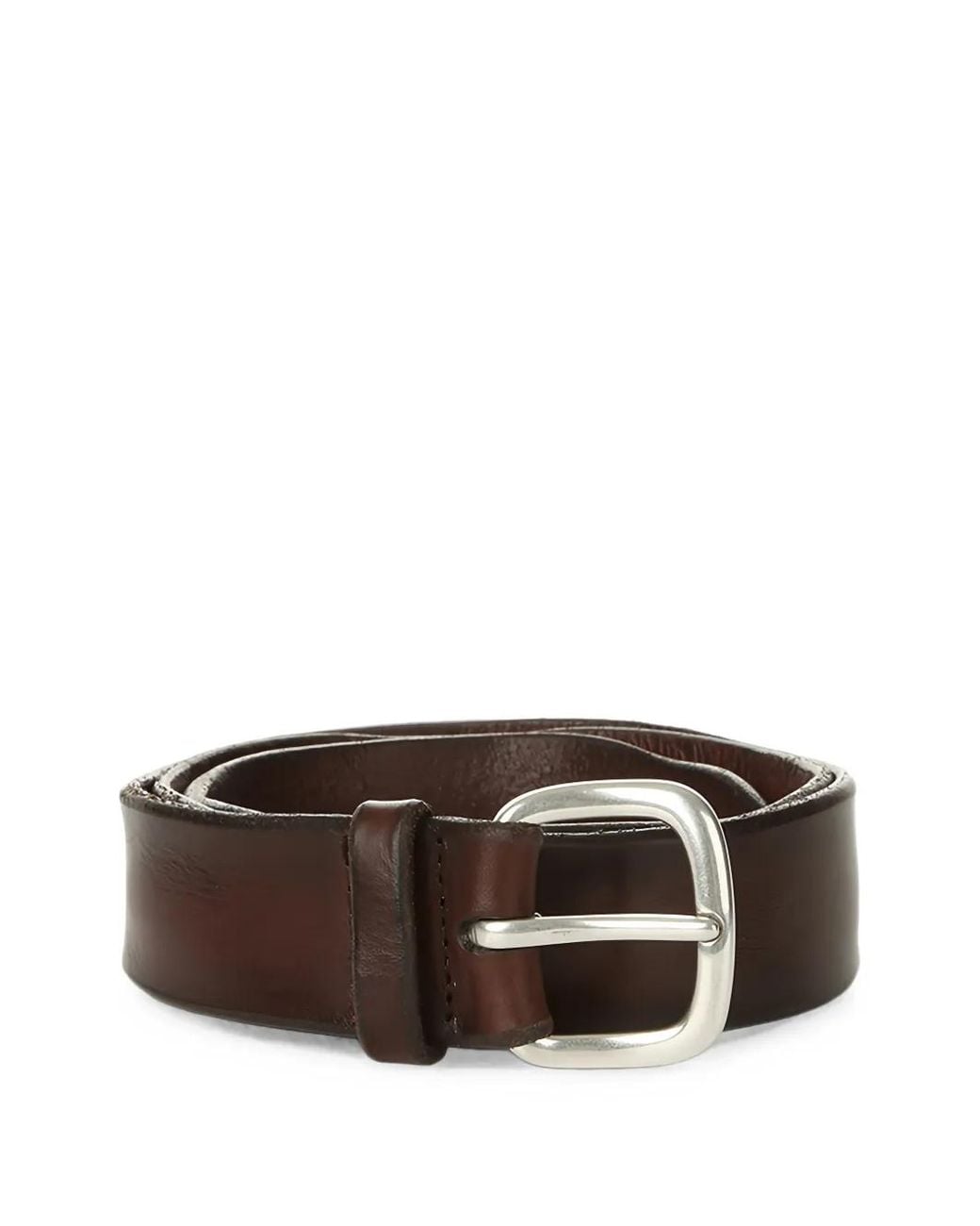 Orciani Brown Buckle-Fastening Belt for men