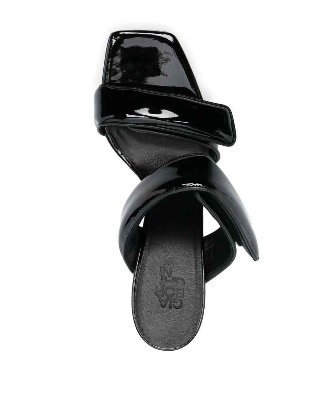 Gia Borghini Black X Pernille Teisbaek Perni 03 Touch-Strap Sandals
