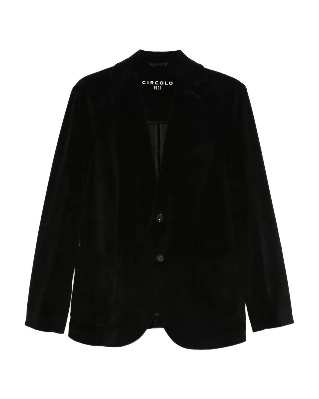 Circolo 1901 Black Single-Breasted Blazer for men