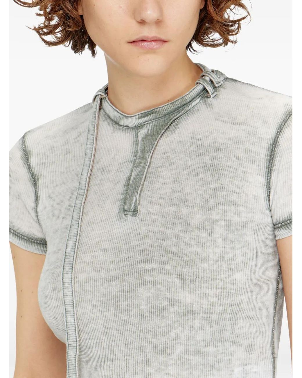 DIESEL Gray T-Eresa Maglietta