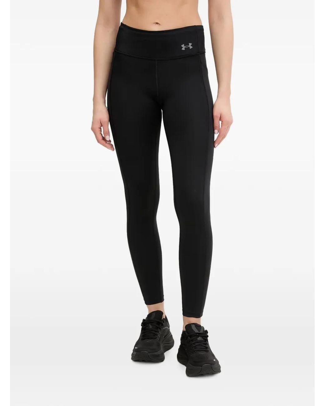 Under Armour Black Velociti Logo-Print Panelled Leggings