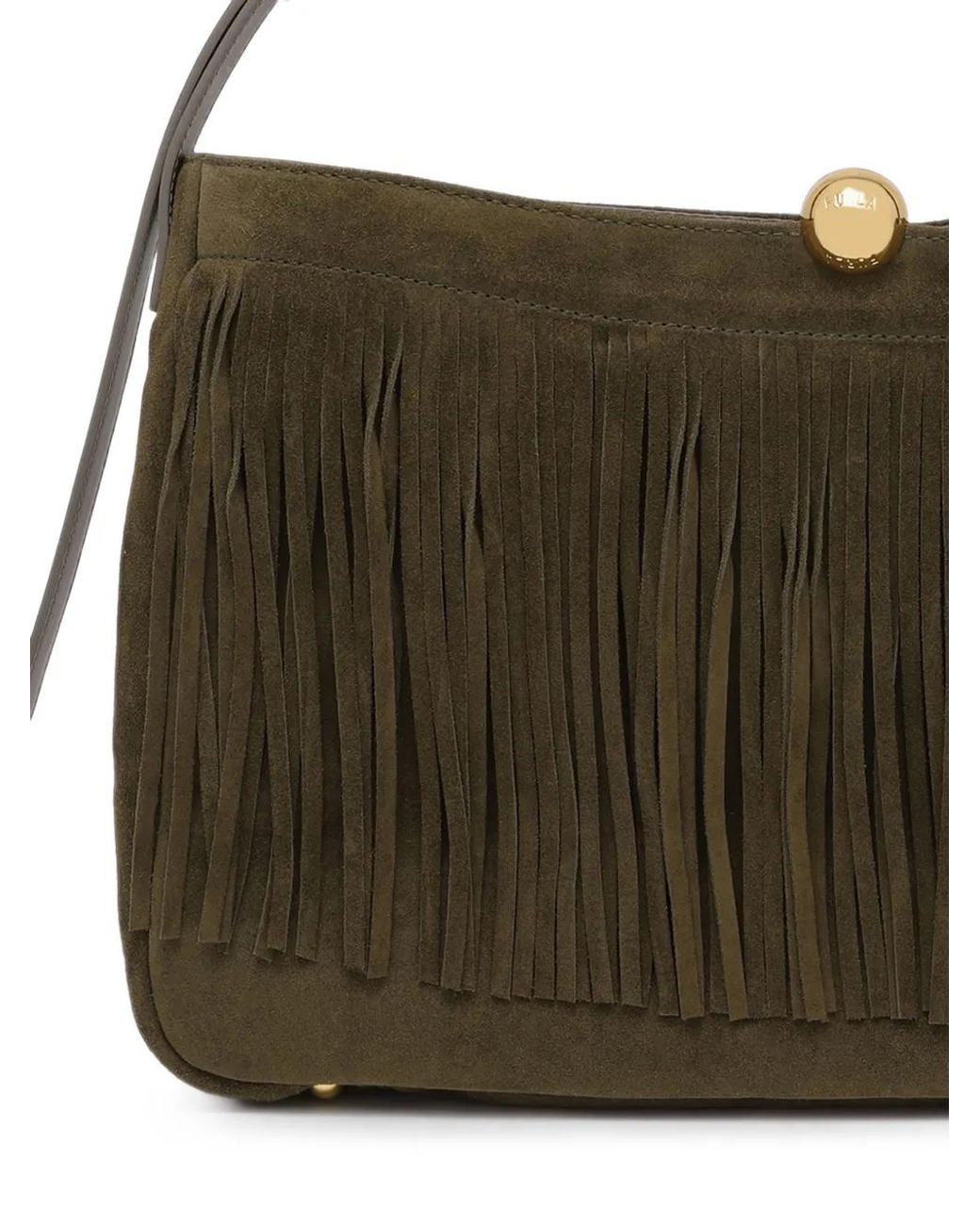 Furla Brown Sfera Soft Shoulder Bag L
