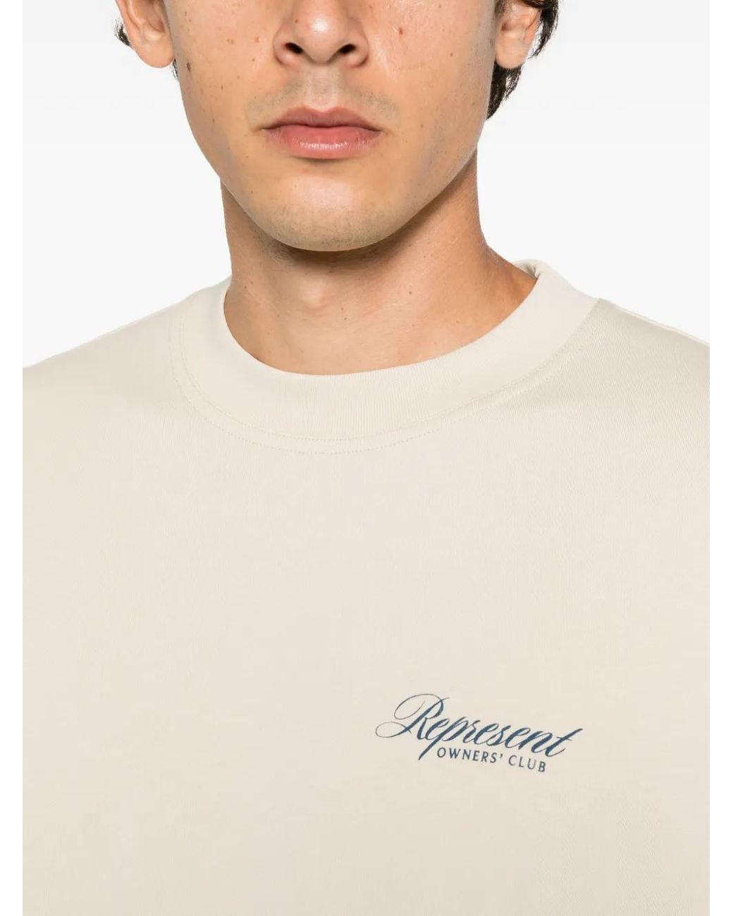 Represent White Owners' Club Logo-Print T-Shirt for men