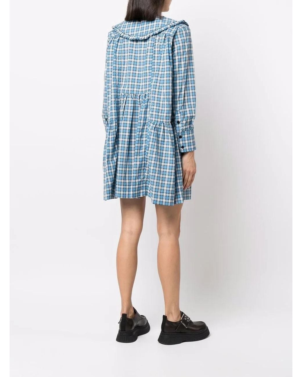 Ganni Dresses Clear Blue