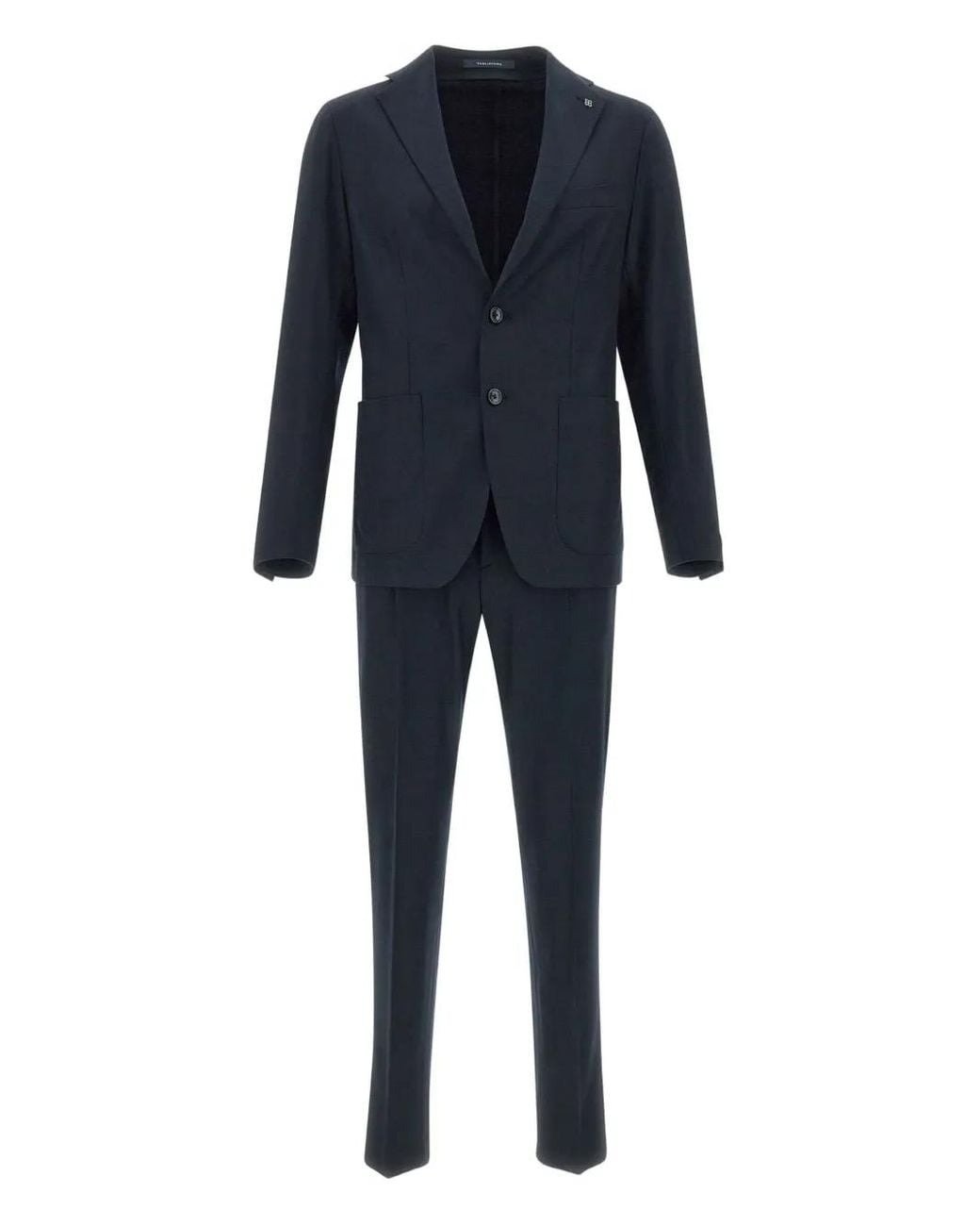 Tagliatore Blue Wool Suit for men