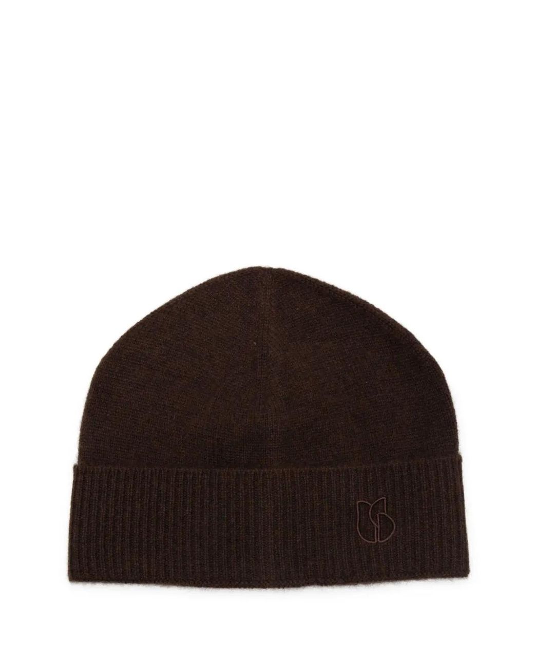 Ba&sh Brown Cobo Beanie Mit Logo