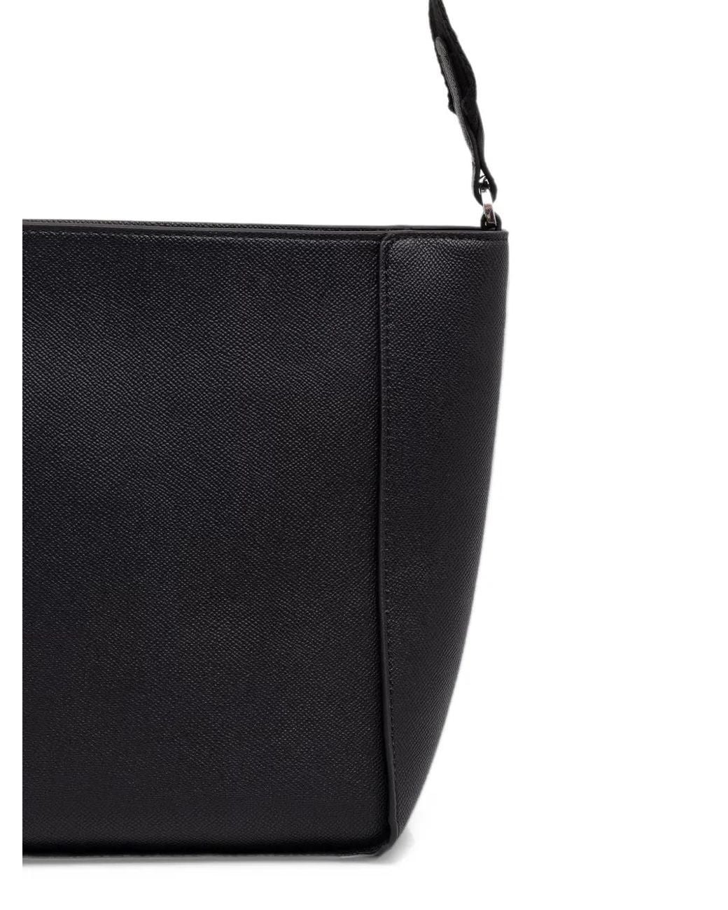 Marc O' Polo Black Grained Cross Body Bag