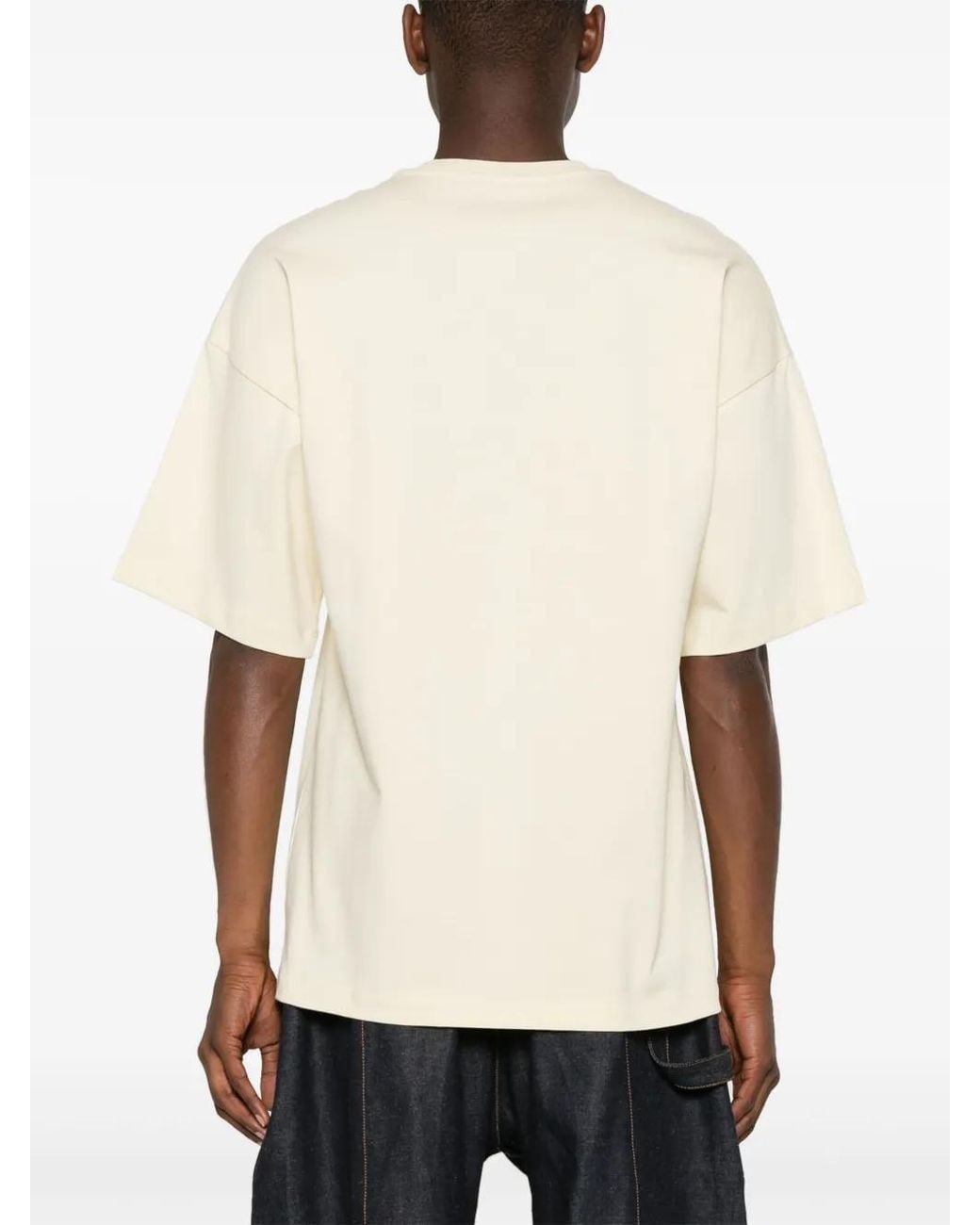 OAMC Natural Scribble Organic Cotton T-Shirt for men