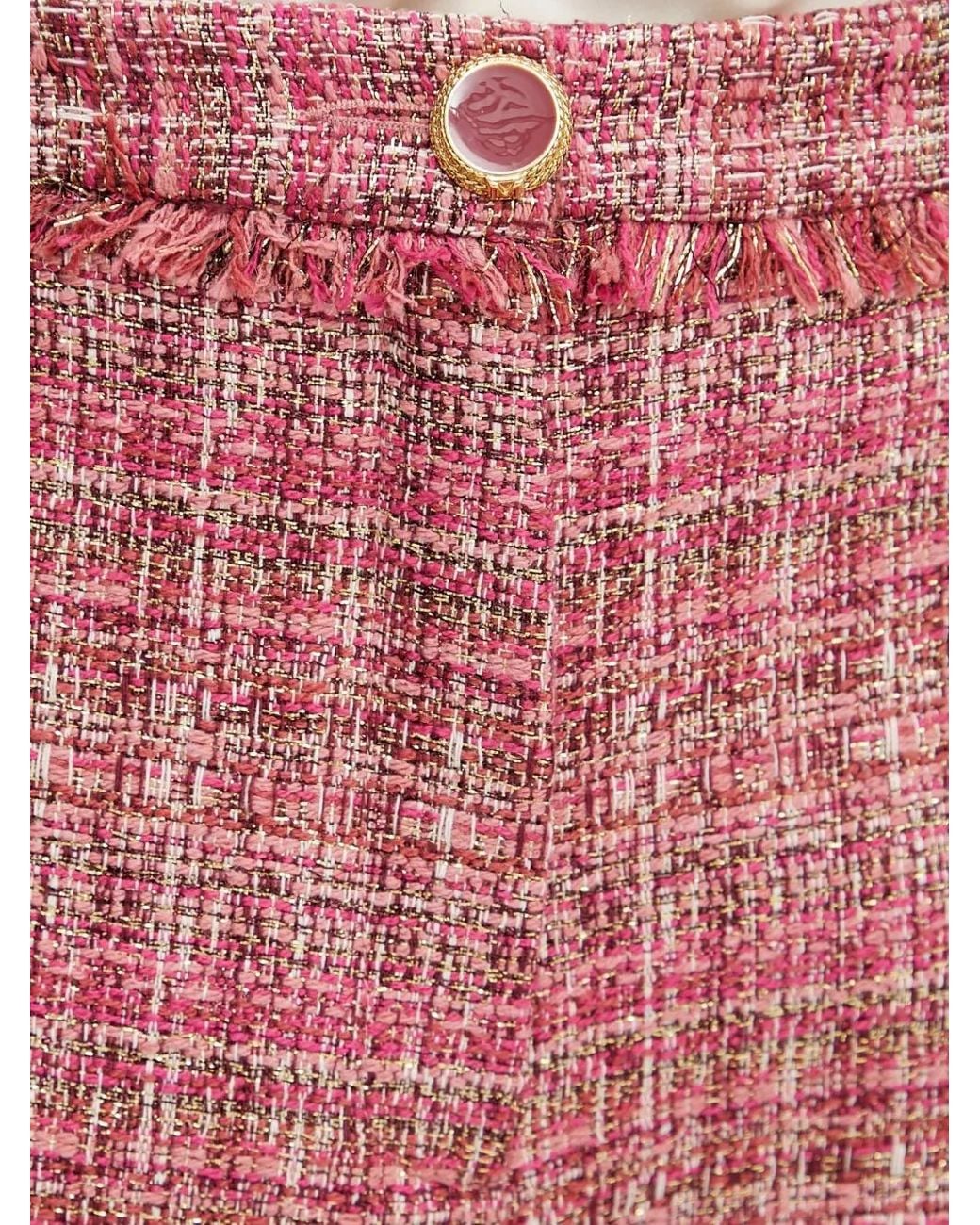 MARCIANO BY GUESS Red Frayed Shorts