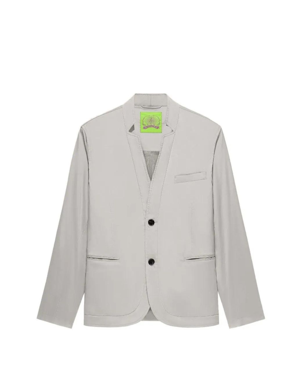 Shanghai Tang White Button-Up Jacket for men