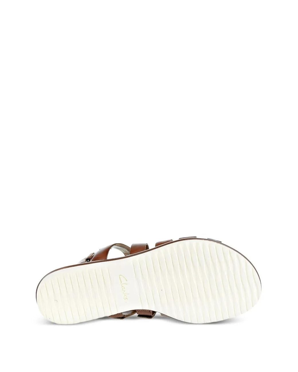 Clarks Brown Kele Jasmine Fisherman Sandals