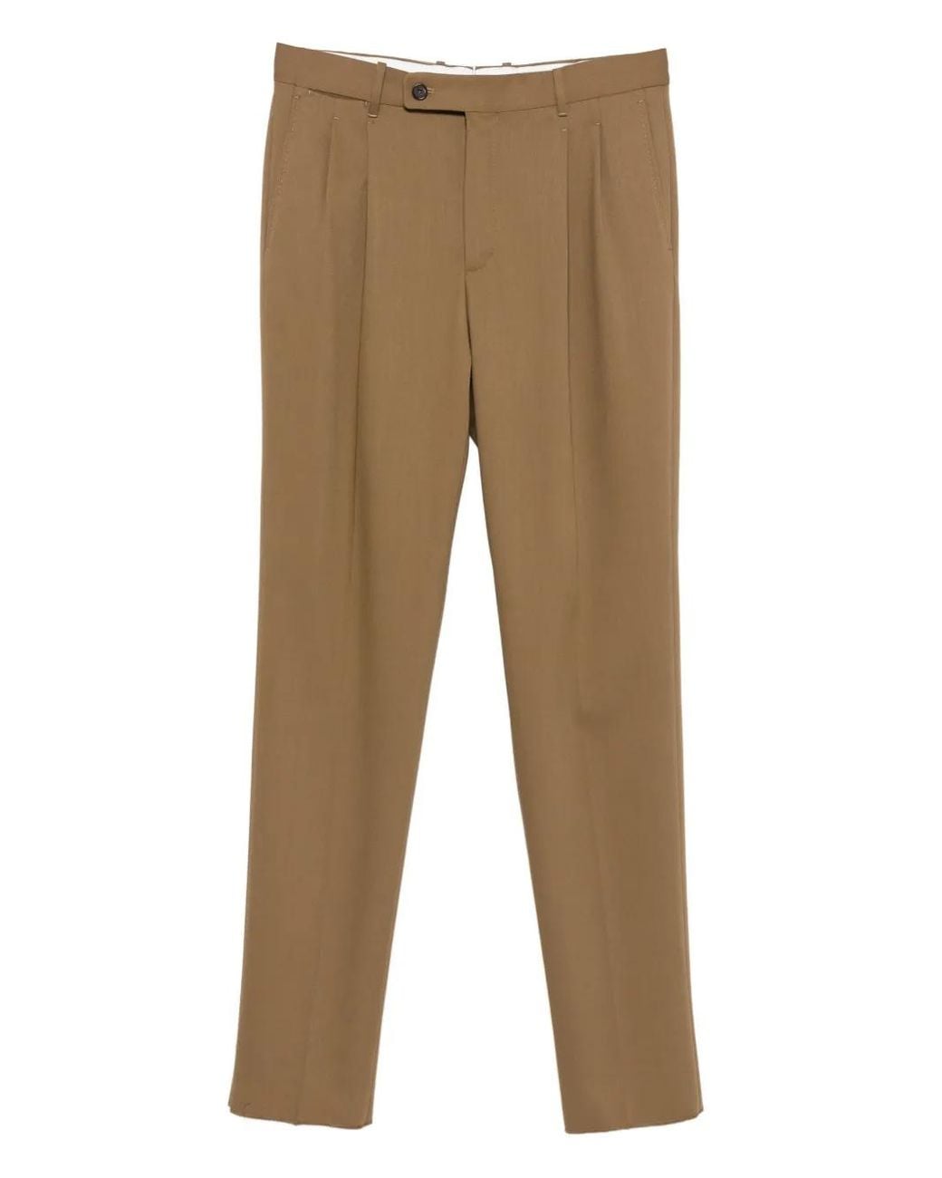 Incotex Natural Pleated Pants for men