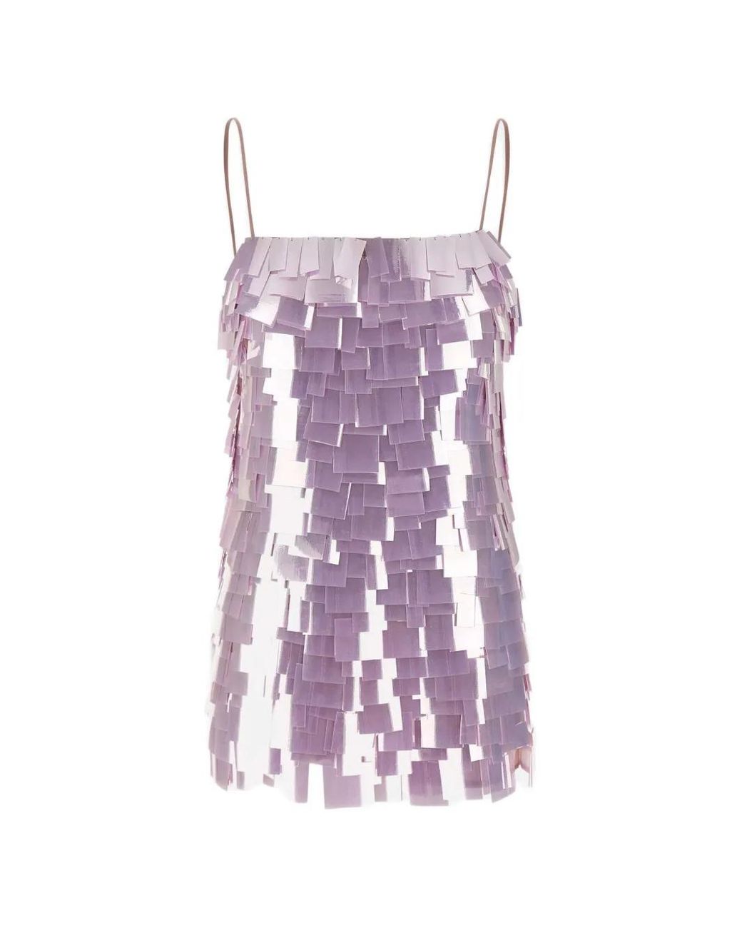 retroféte Purple Lucasta Sequin-Embellished Mini Dress