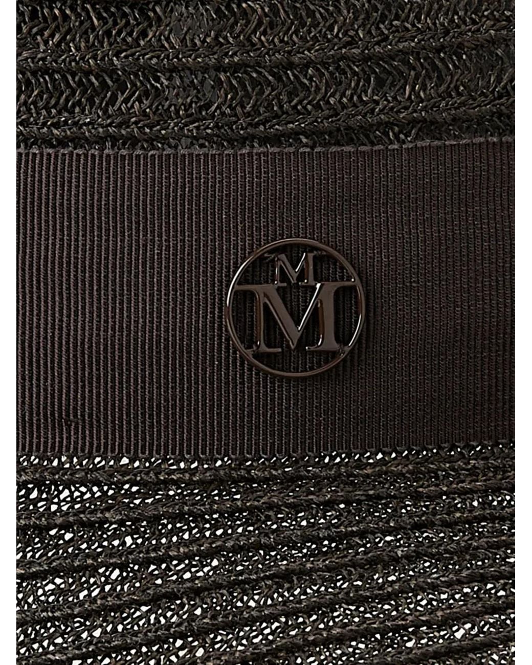 Maison Michel Black Henrietta Straw Hat