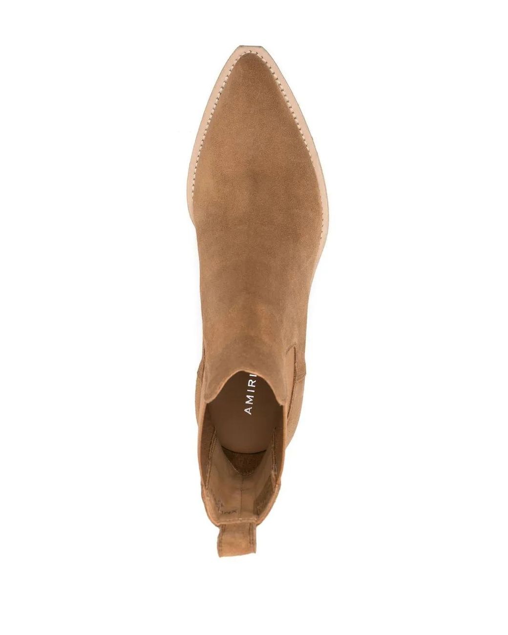 Amiri Brown Suede Ankle Boots for men