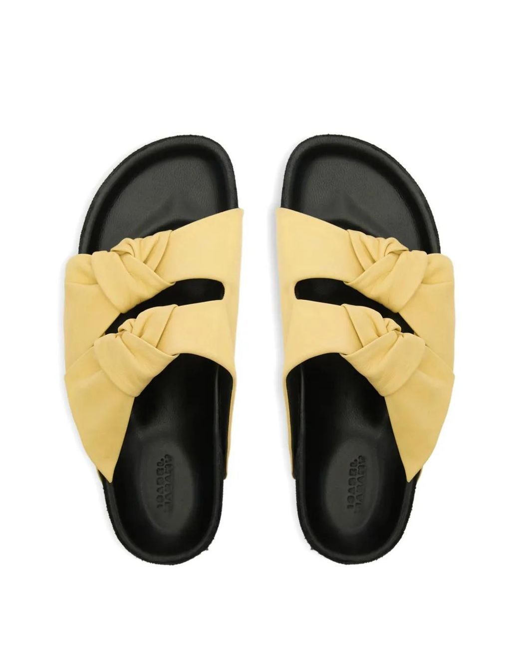 Isabel Marant Metallic Lennyo Bow-Embellished Sandals