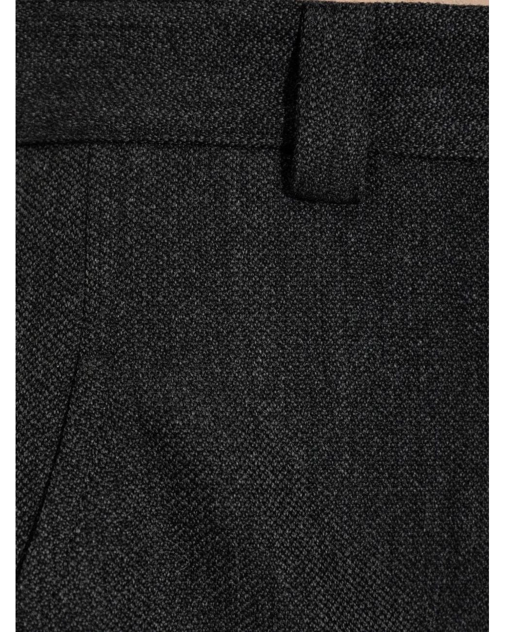 Balenciaga Black High-Waist Barrel Pants