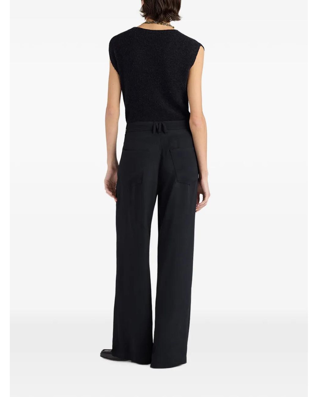 Momoní Black Ortiz Five-Pocket Trousers