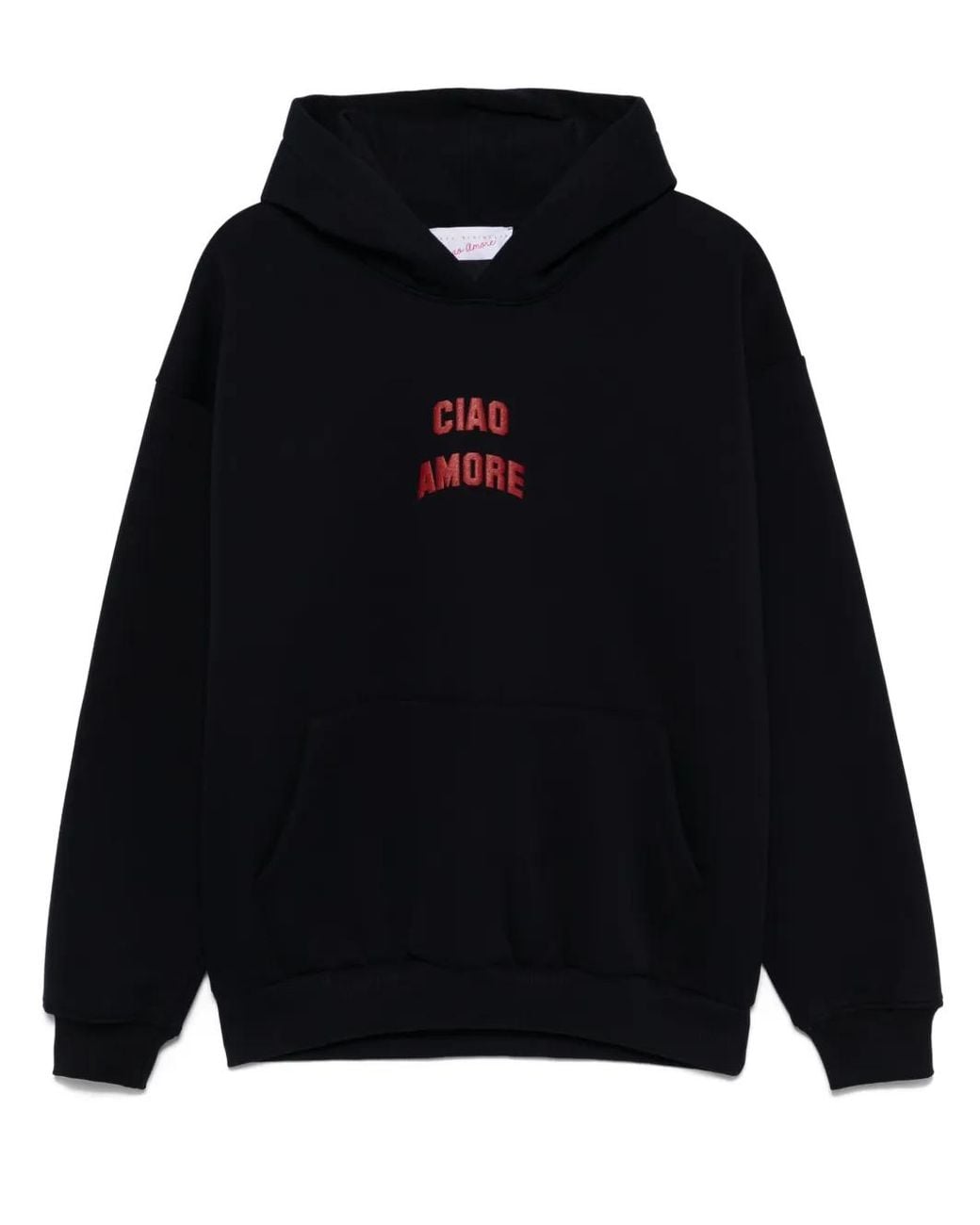 Giada Benincasa Blue Ciao Amore-Print Hoodie