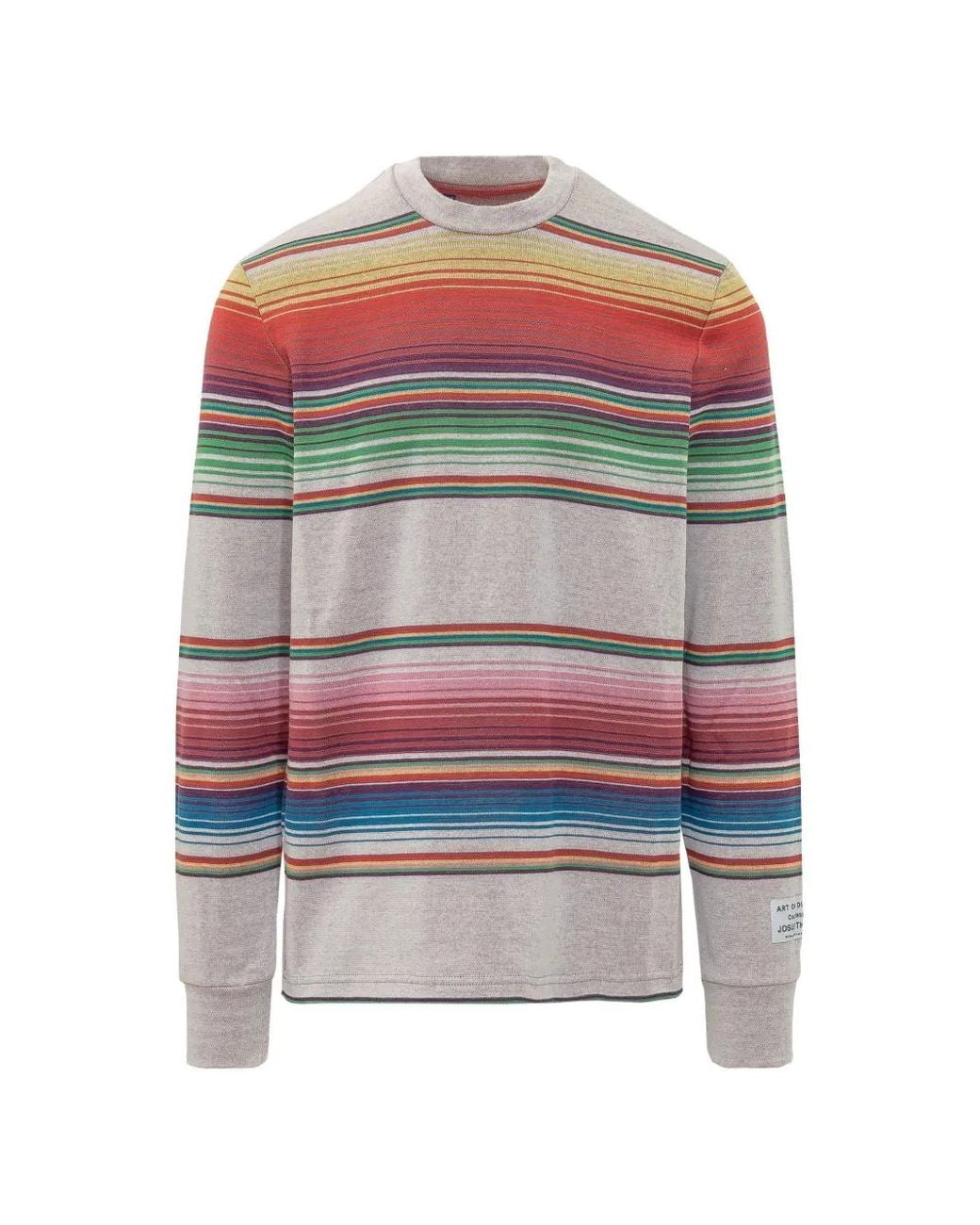 GALLERY DEPT. Gray Striped Long-Sleeve T-Shirt for men