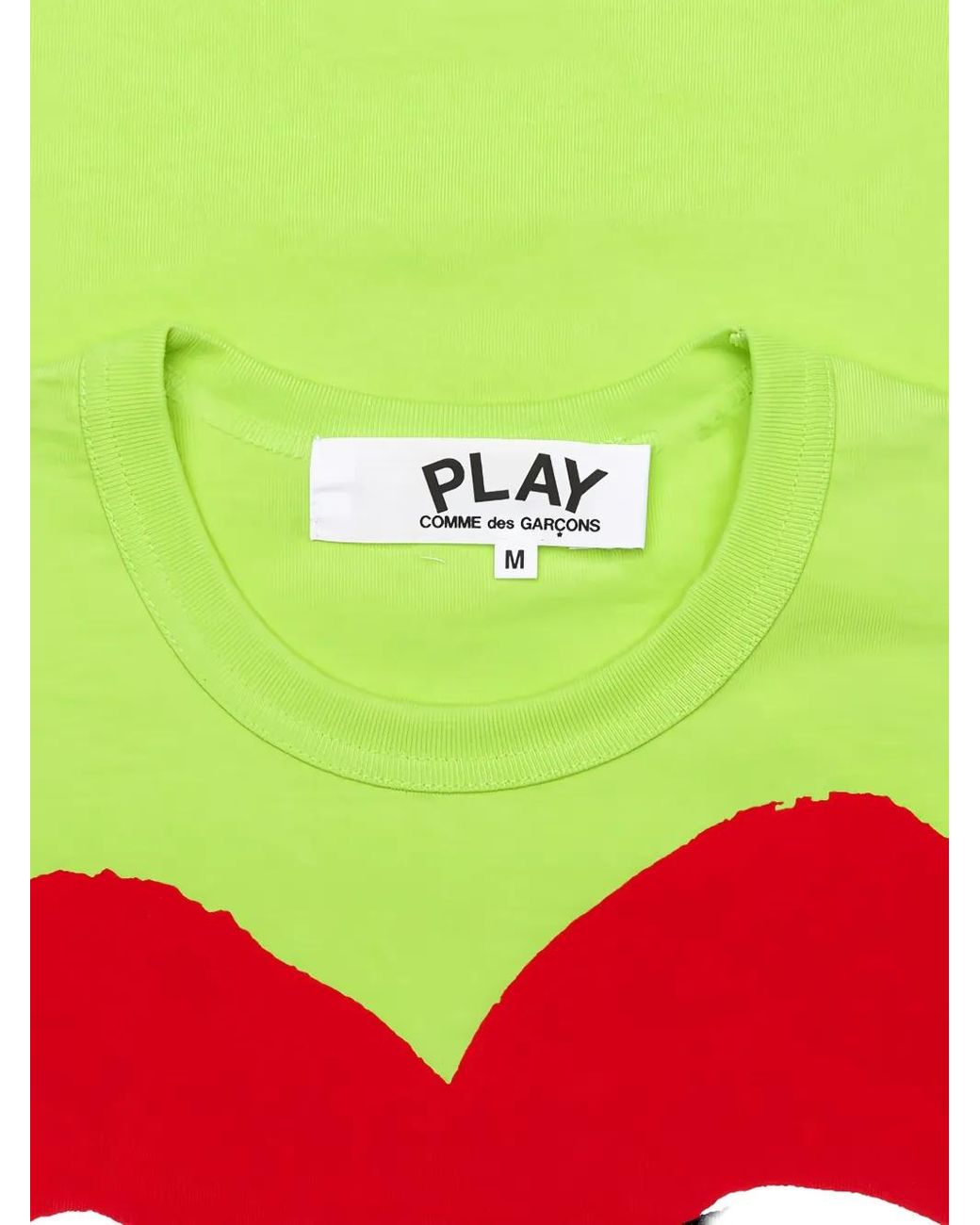 COMME DES GARÇONS PLAY Green Cotton T-Shirt