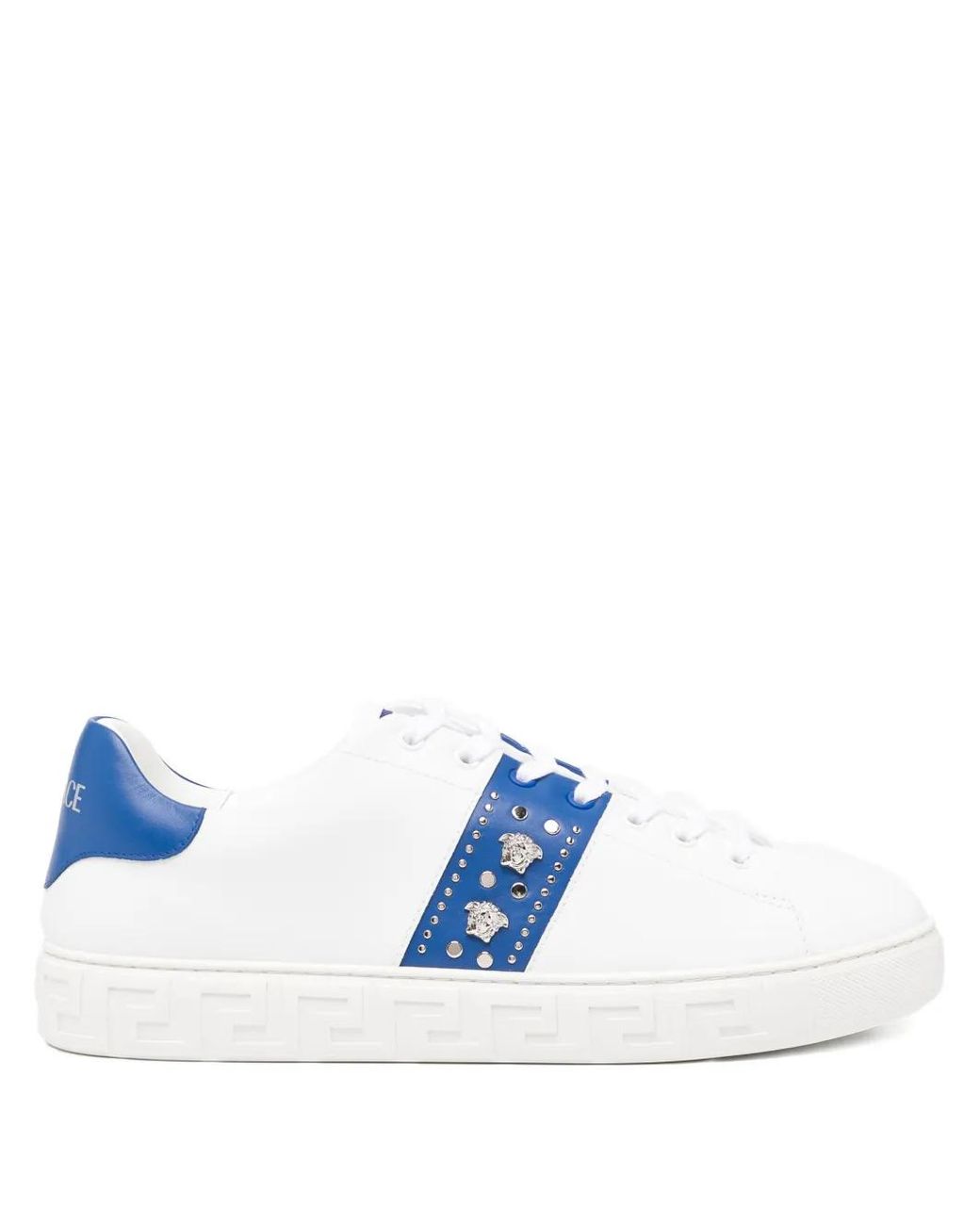 Versace Sneakers Mit Greca-Detail in Blue für Herren