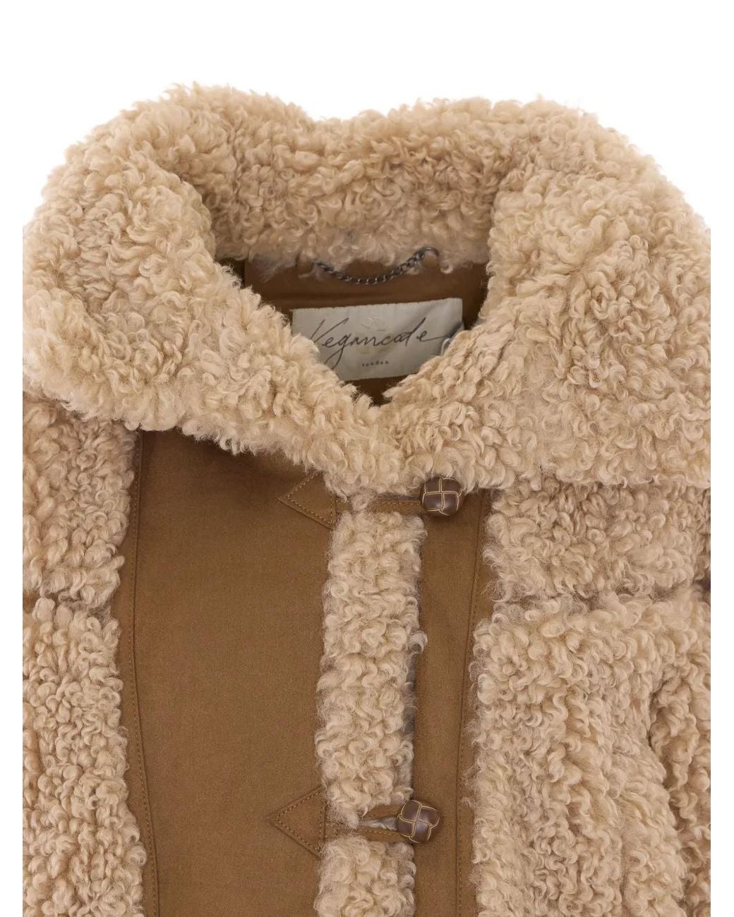 Chaqueta A Paneles Vegancode de color Natural