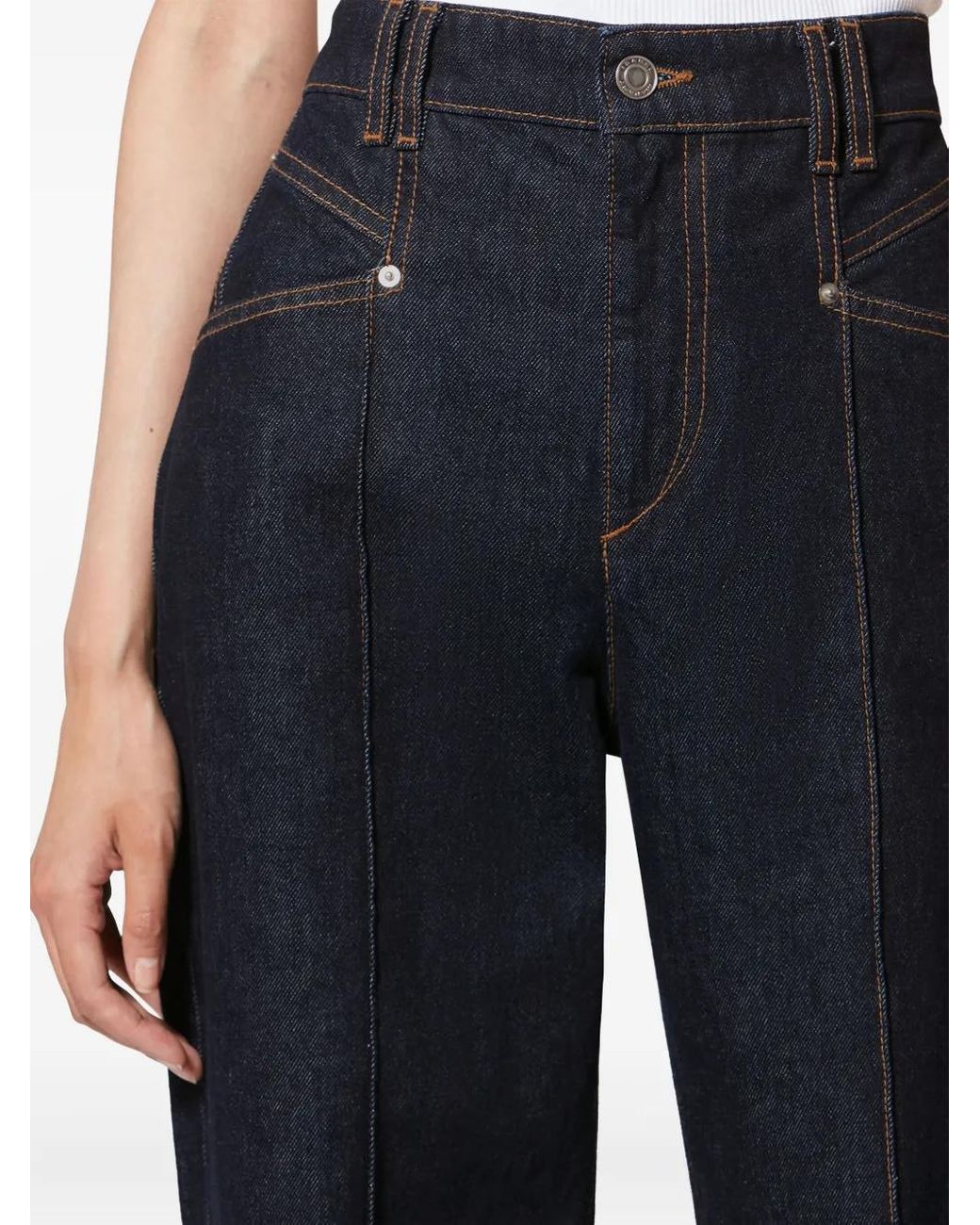 Isabel Marant Blue Drolane Jeans