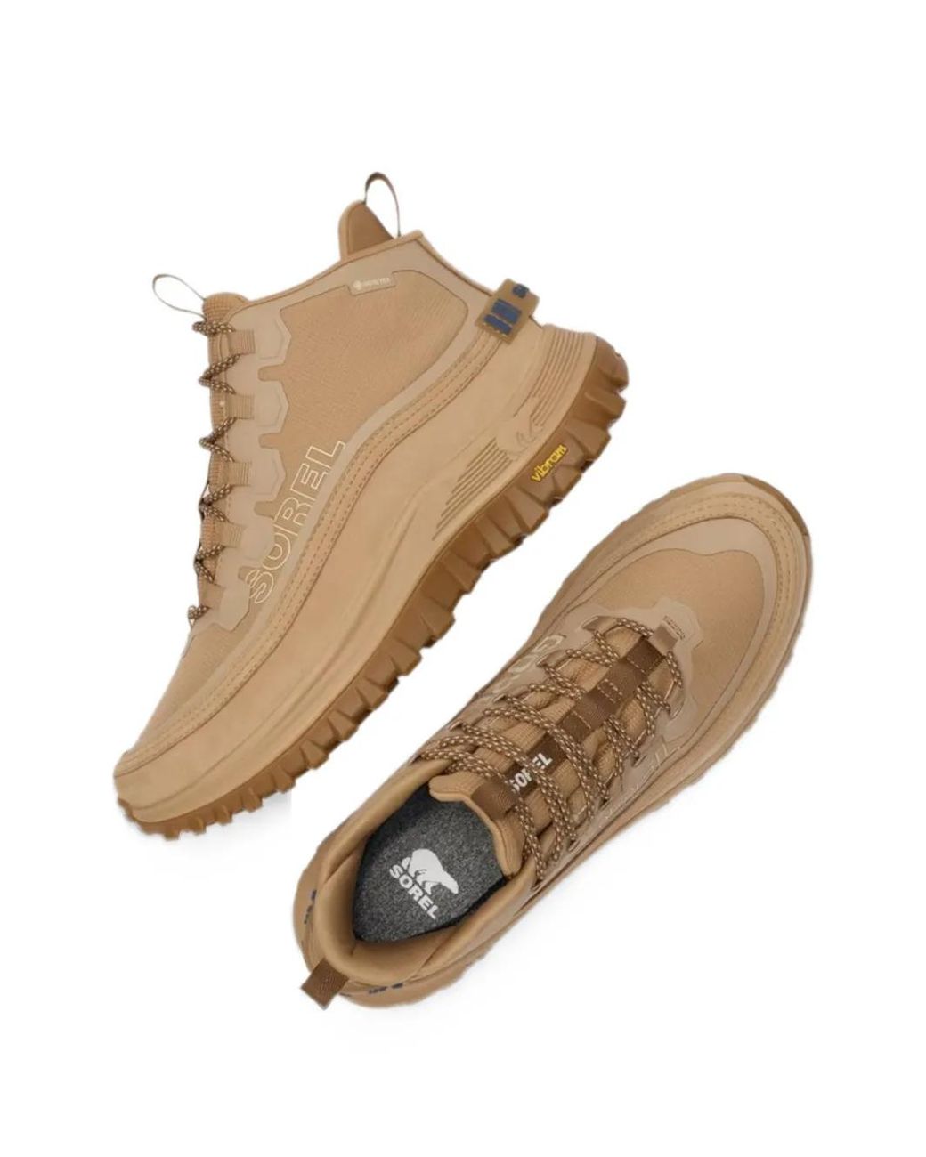 Sorel Brown Baskets Montantes Callsign Horizon Mid Gtx À Logo Imprimé for men