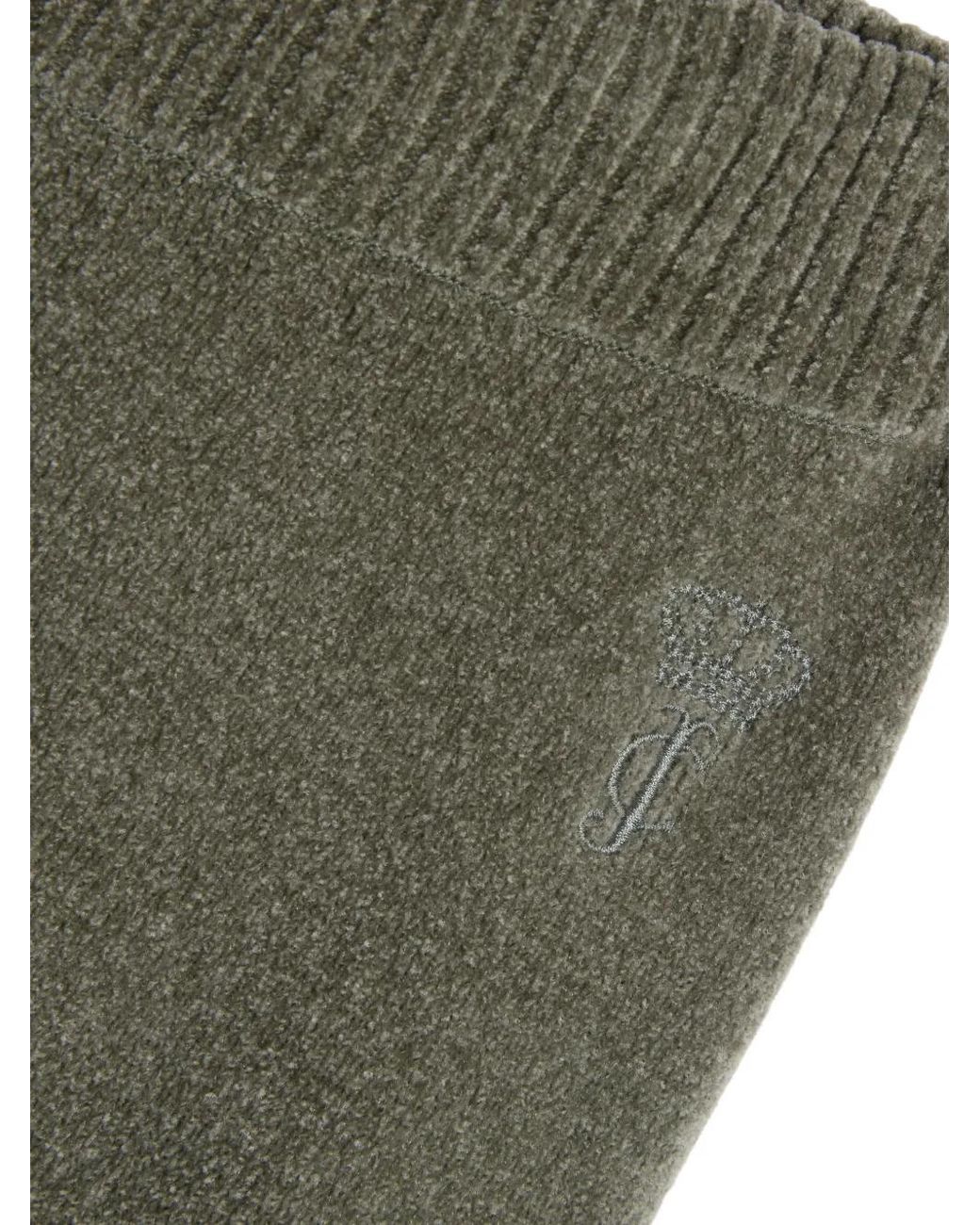 Juicy Couture Green Logo-Embroidered Knit Track Pants