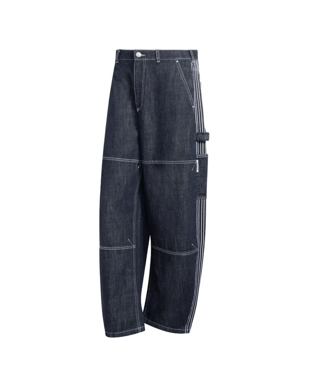Adidas Blue Originals Denim Work Trousers for men