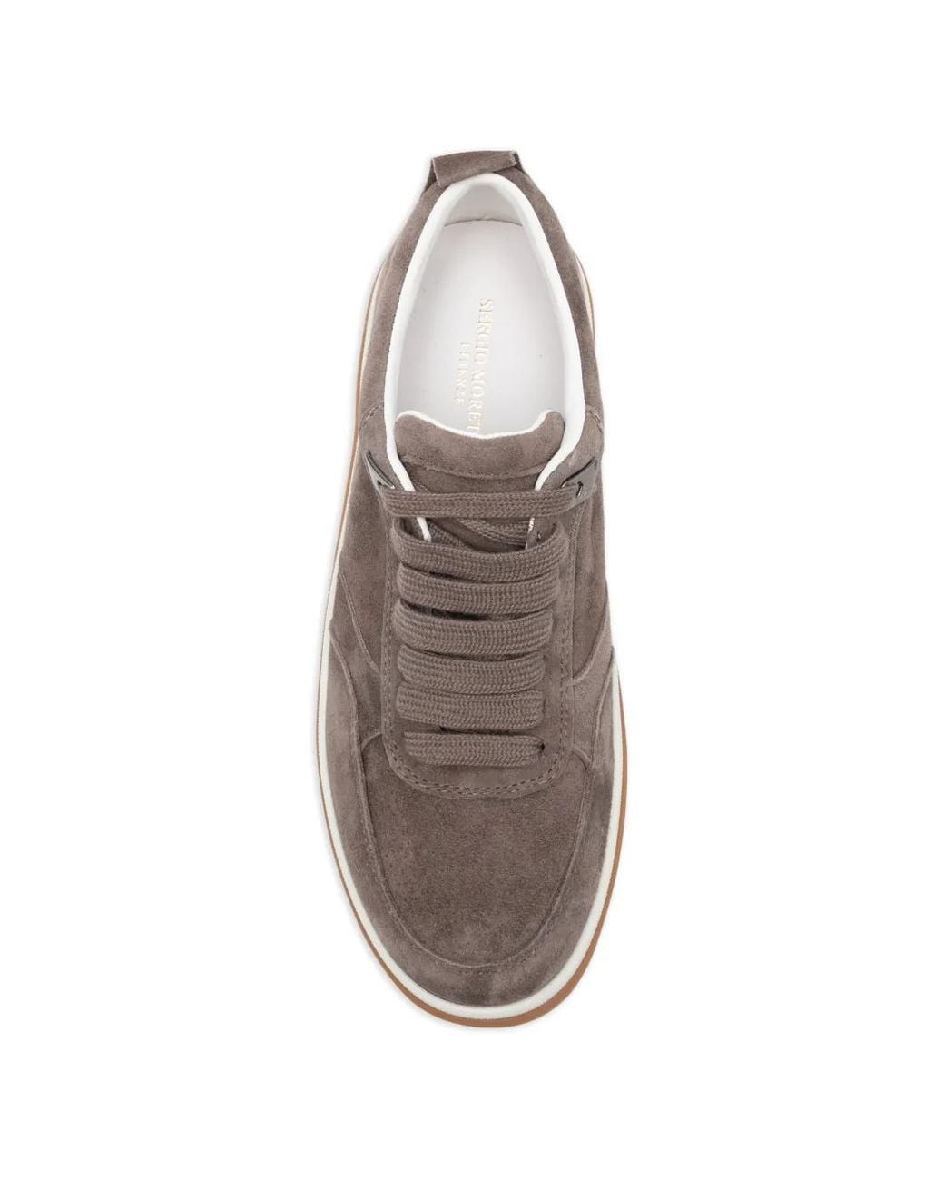 Baskets En Daim SERGIO MORETTI FIRENZE en coloris Brown
